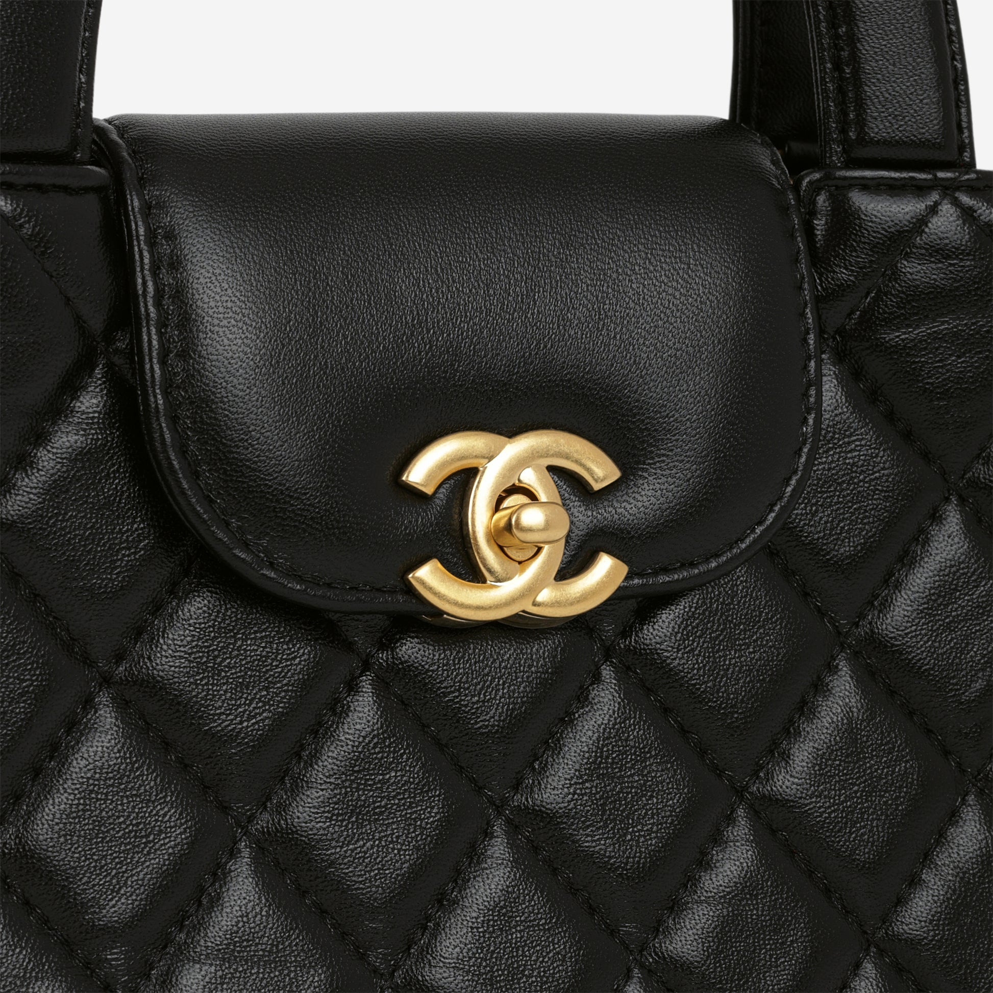 Chanel Small Kelly Re-Edition - Black Lambskin | Gold Hardware - Bagista