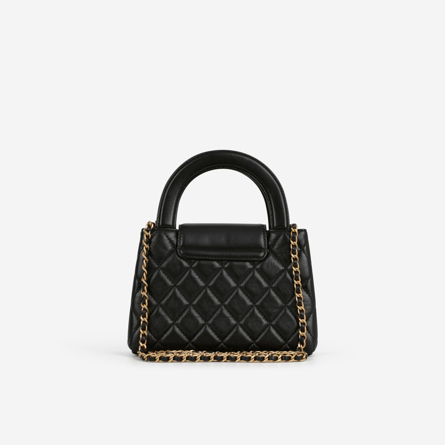 Chanel Small Kelly Re-Edition - Black Lambskin | Gold Hardware - Bagista