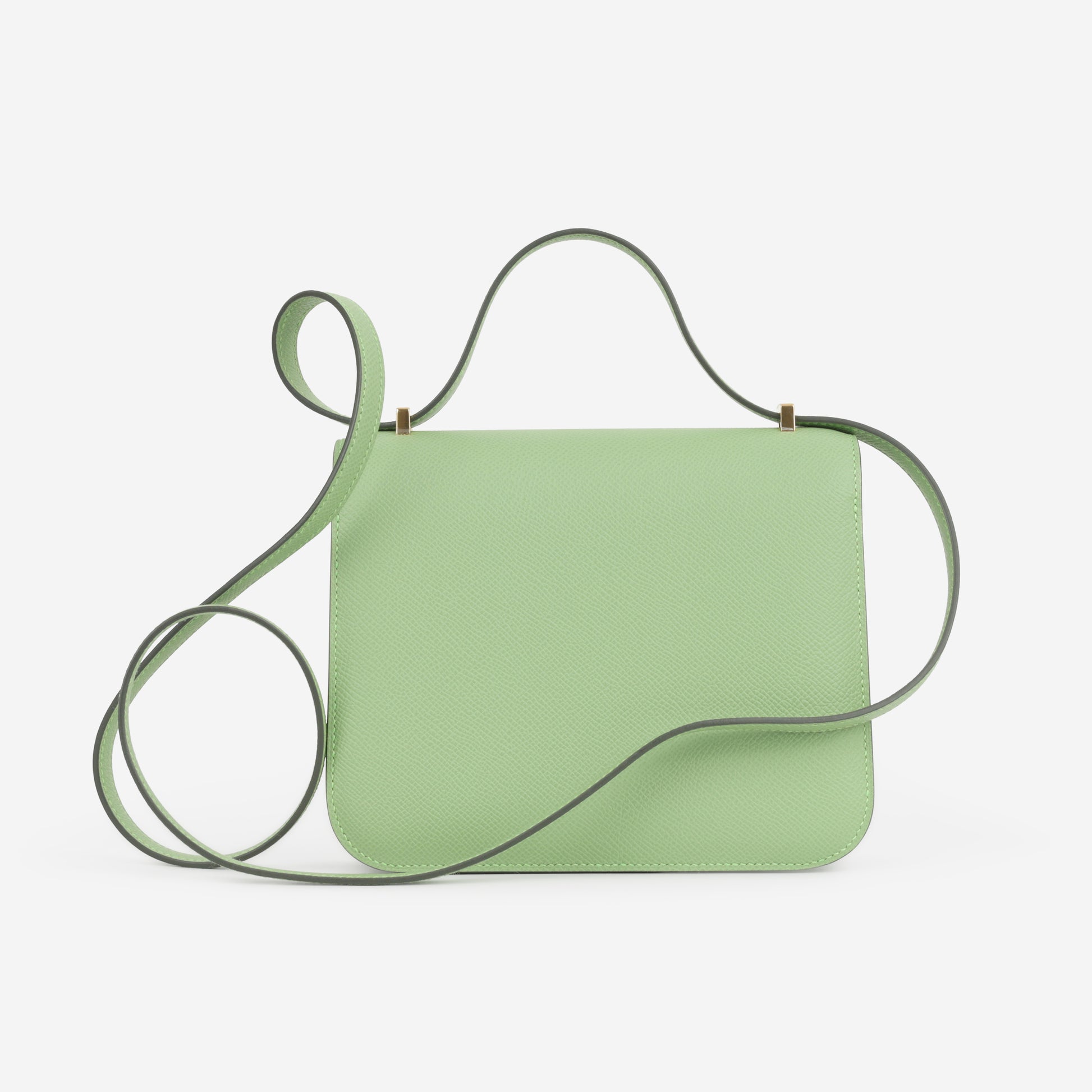 Hermès Constance 18 - Vert Crique Epsom / Alligator / Lizard | Gold Hardware - Bagista