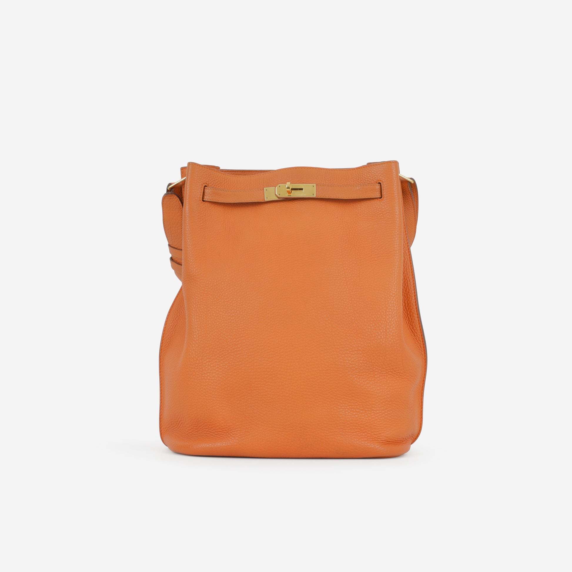 Hermès So Kelly 26 - Orange Togo | Palladium Hardware - Bagista