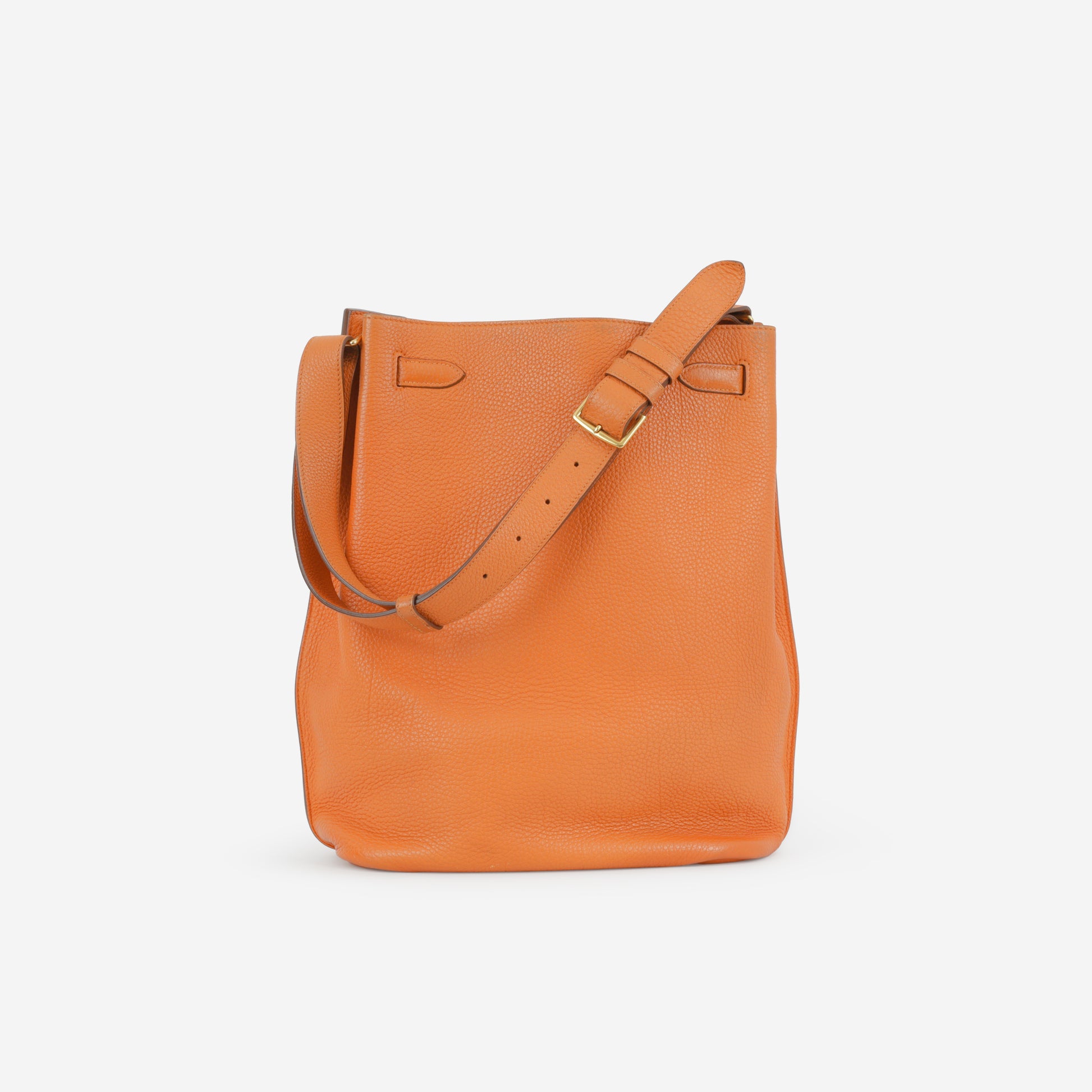 Hermès So Kelly 26 - Orange Togo | Palladium Hardware - Bagista