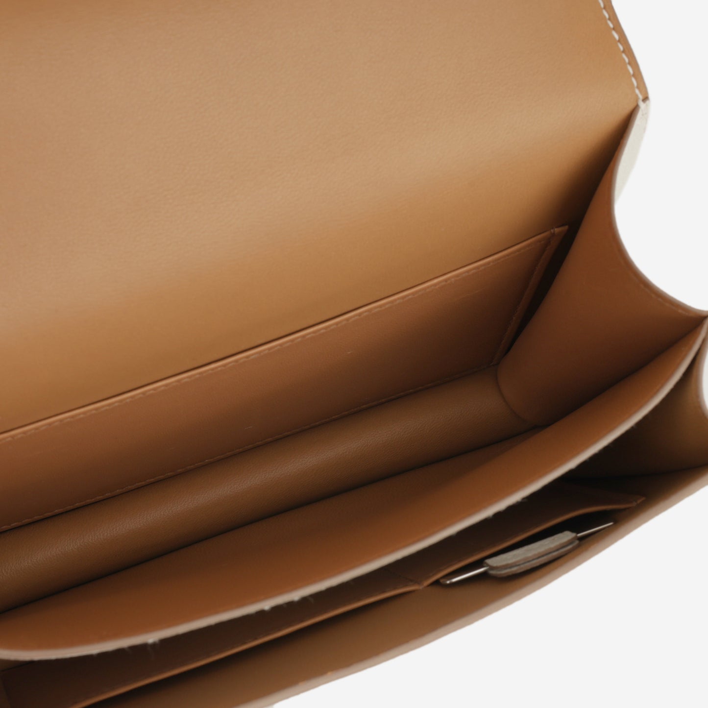 Hermès Verso Constance 18 - Mushroom Chevre Mysore / Biscuit Interior | Gold Hardware - Bagista