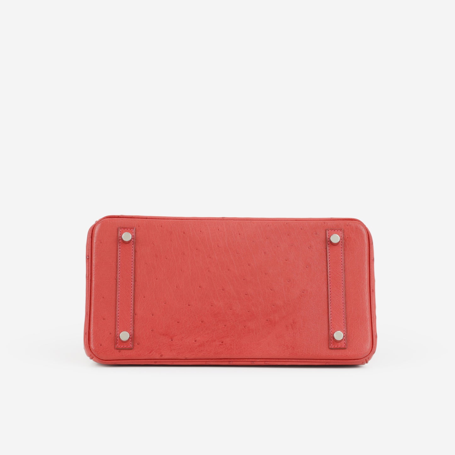 Hermès Birkin 30 - Rouge Vif Ostrich | Palladium Hardware