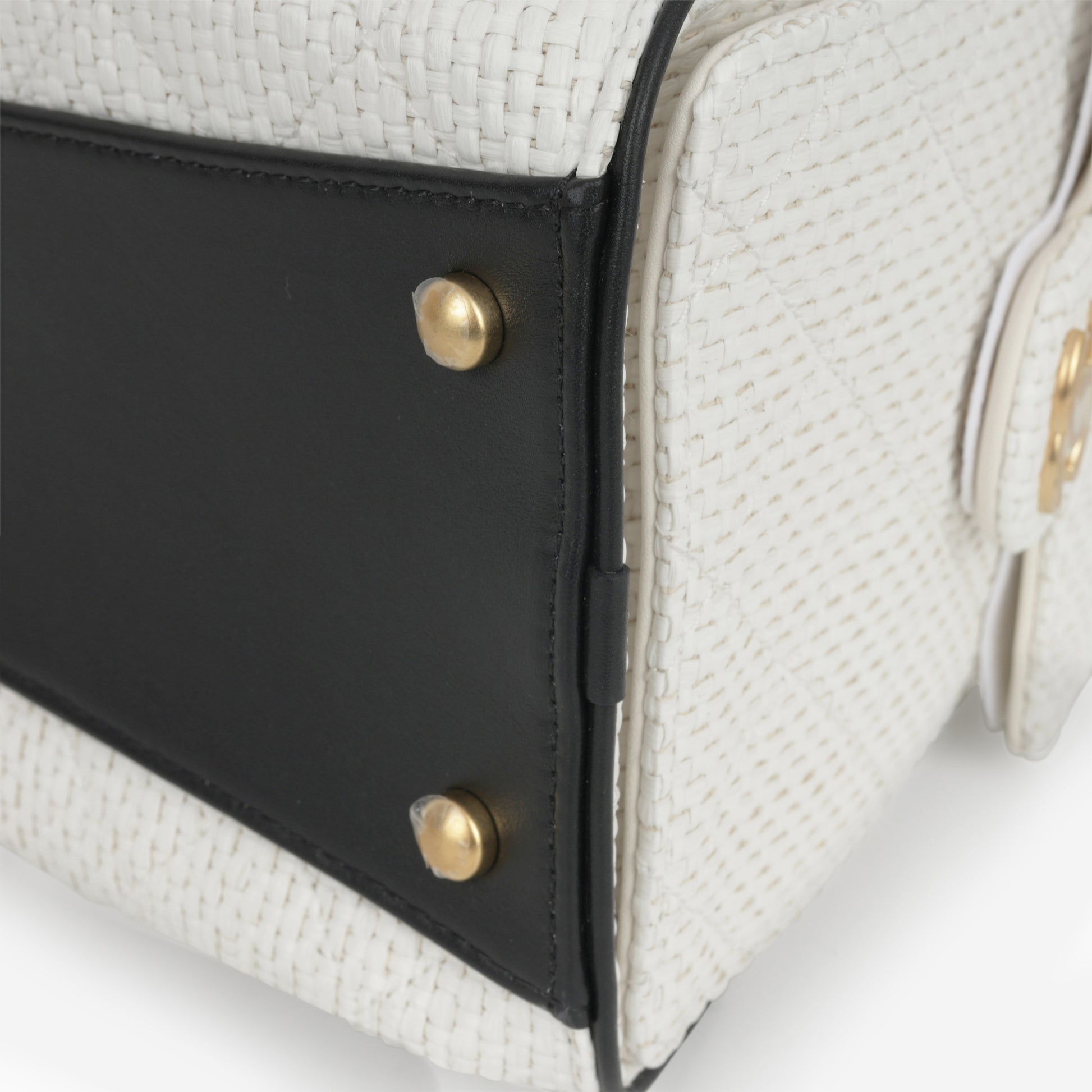 Chanel Small 25 Hobo - White Braided Raffia | Gold Hardware - Bagista