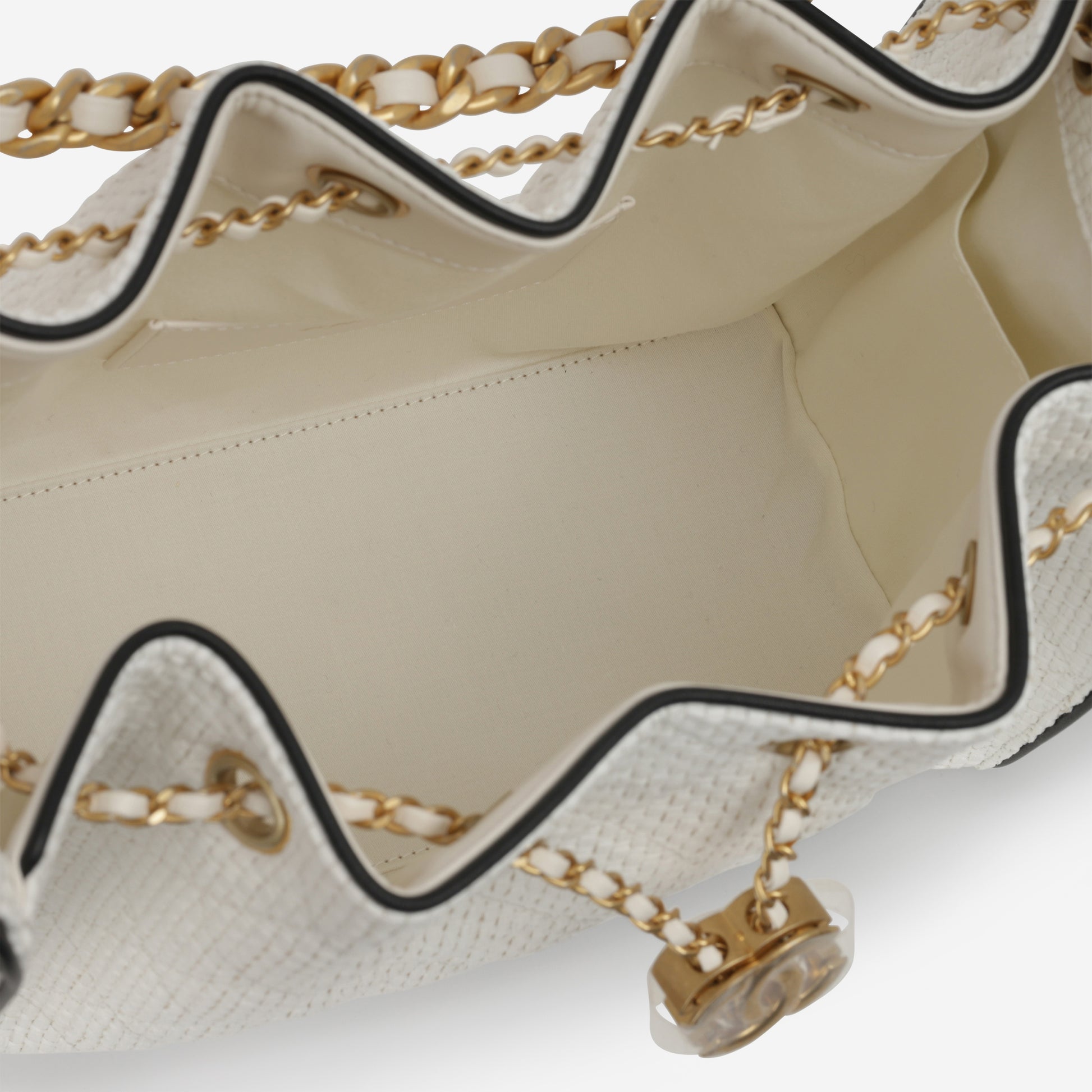 Chanel Small 25 Hobo - White Braided Raffia | Gold Hardware - Bagista