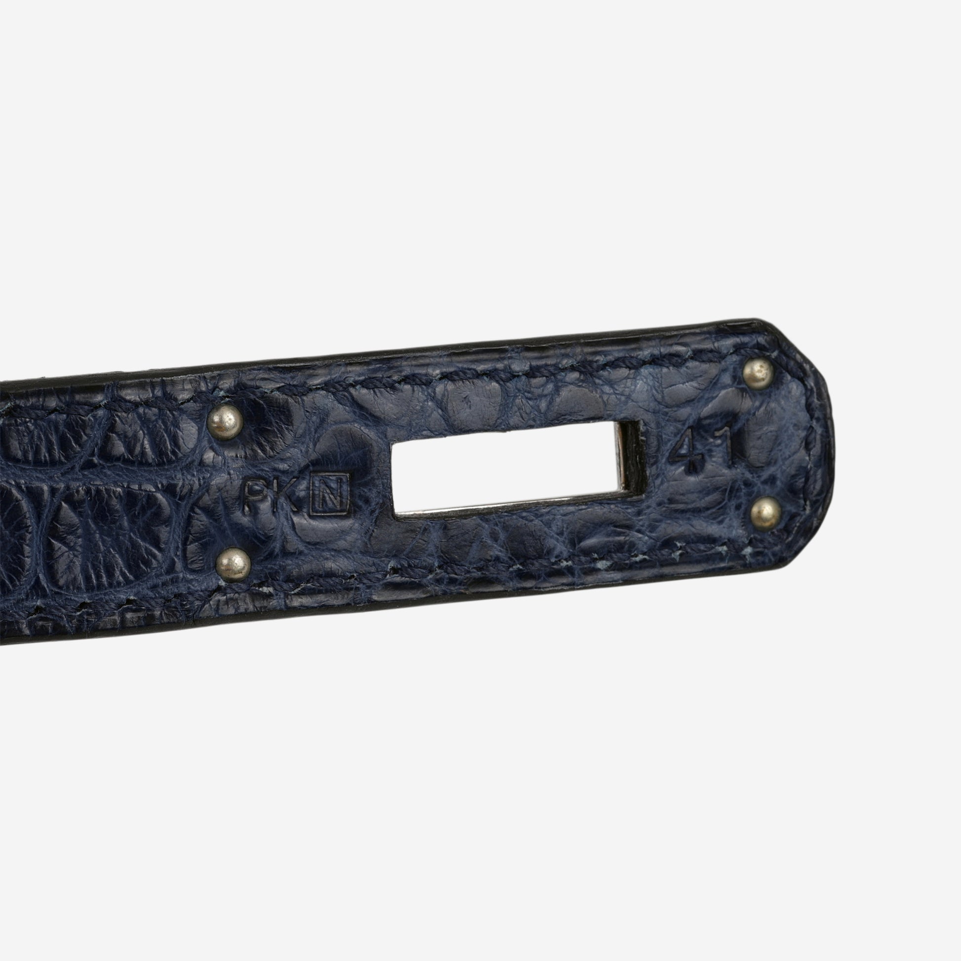 Hermès Birkin 30 - Bleu De Malte Alligator | Palladium Hardware - Bagista