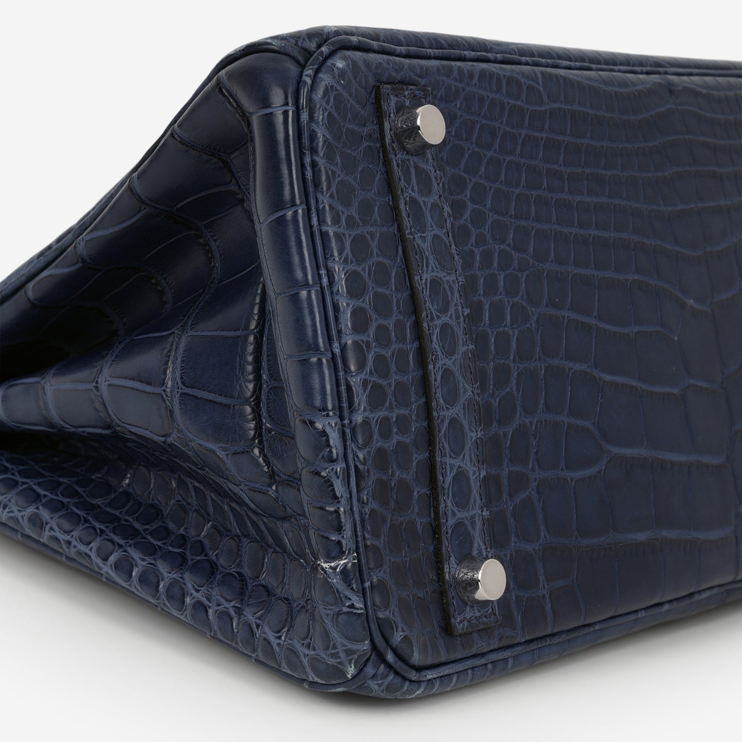 Hermès Birkin 30 - Bleu De Malte Alligator | Palladium Hardware - Bagista