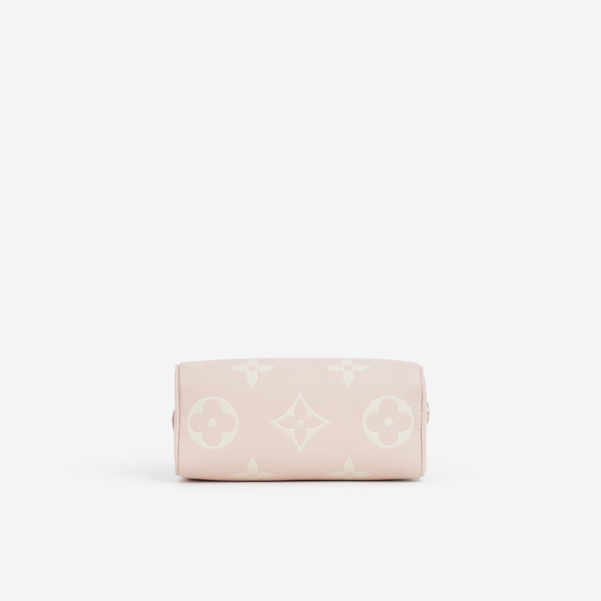 Louis Vuitton Nano Speedy Bandouliere - Rose / White Quartz Empreinte | Gold Hardware - Bagista