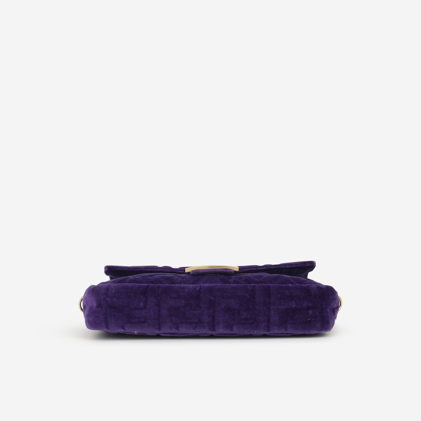 Fendi Medium Baguette - Purple Velvet | Gold Hardware - Bagista