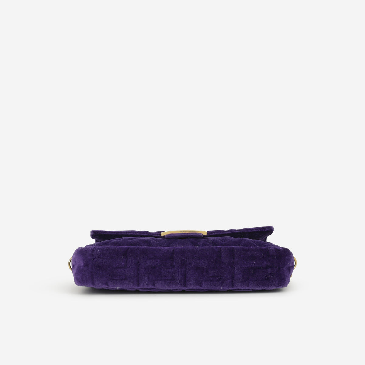 Fendi Medium Baguette - Purple Velvet | Gold Hardware