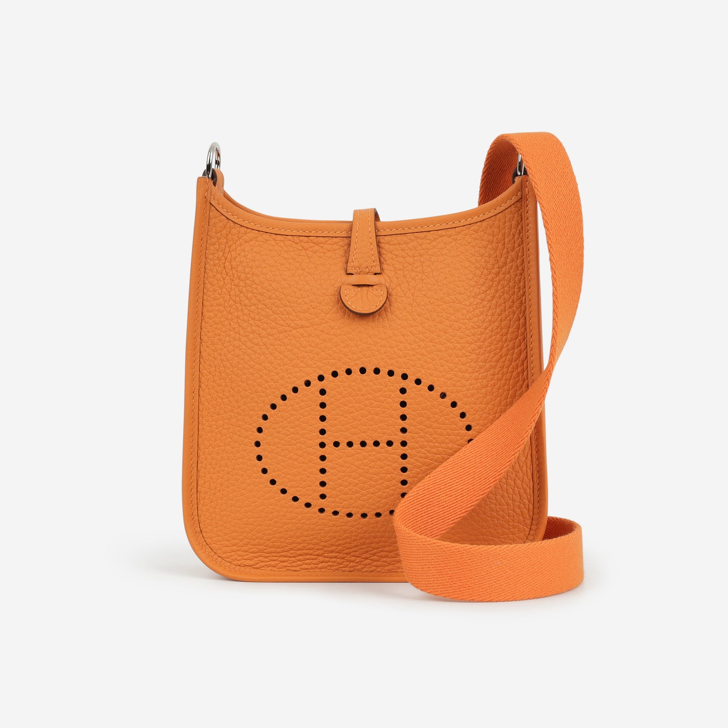Hermès Mini Evelyne 16 - Orange Clemence | Palladium Hardware
