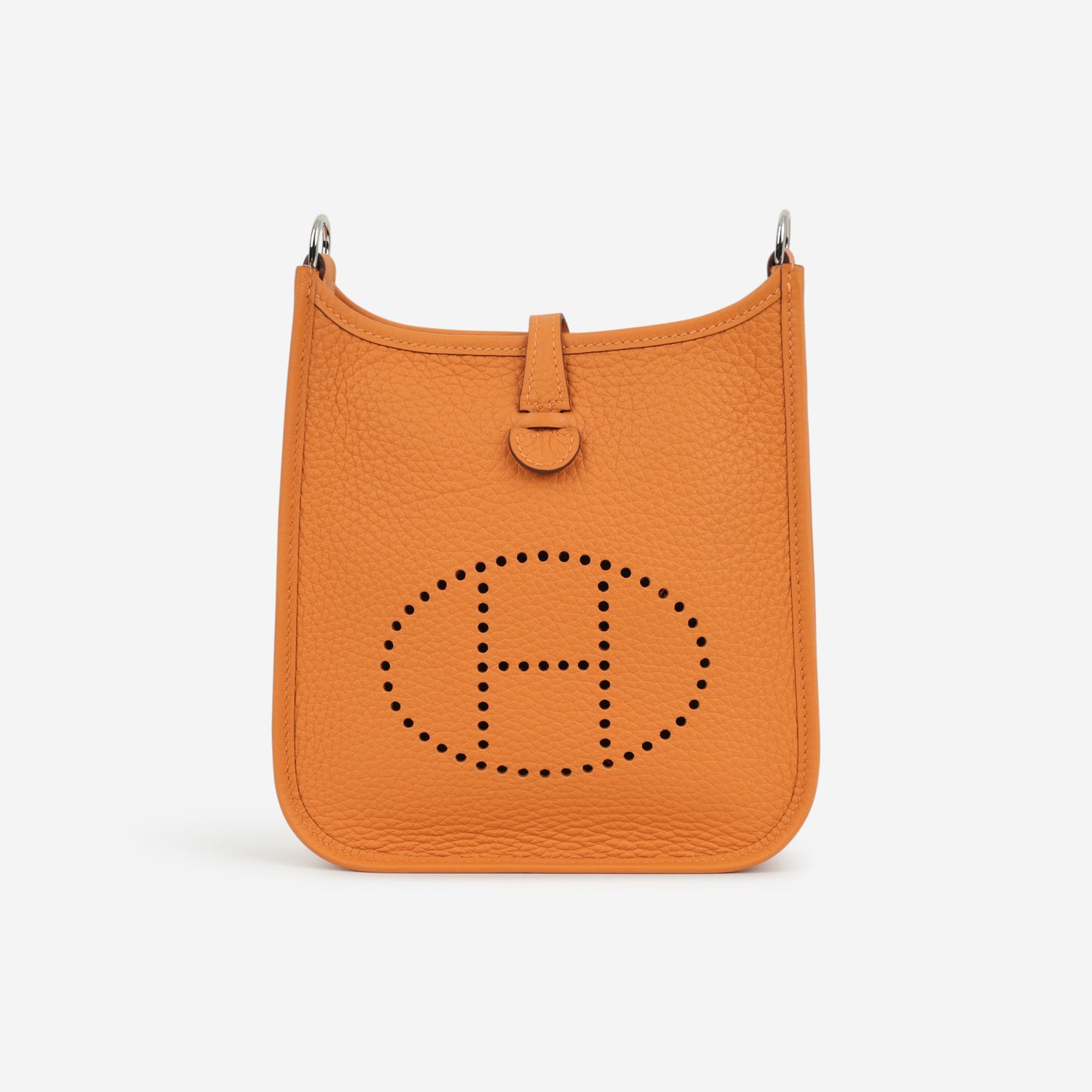 Hermès Mini Evelyne 16 - Orange Clemence | Palladium Hardware