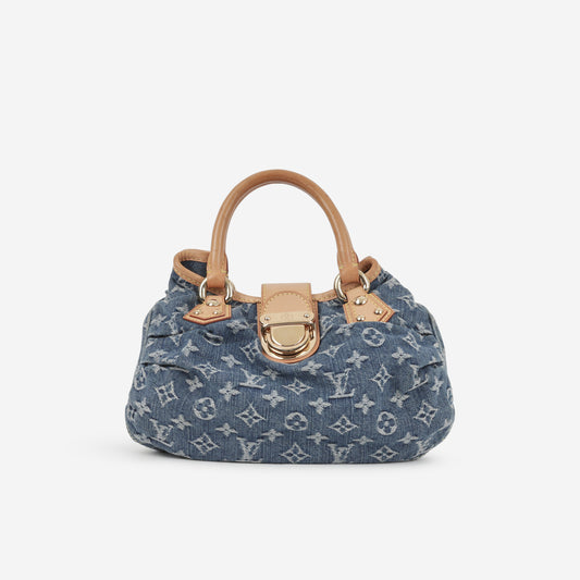 Louis Vuitton Vinatage Mini Pleaty - Denim Monogram | Gold Hardware