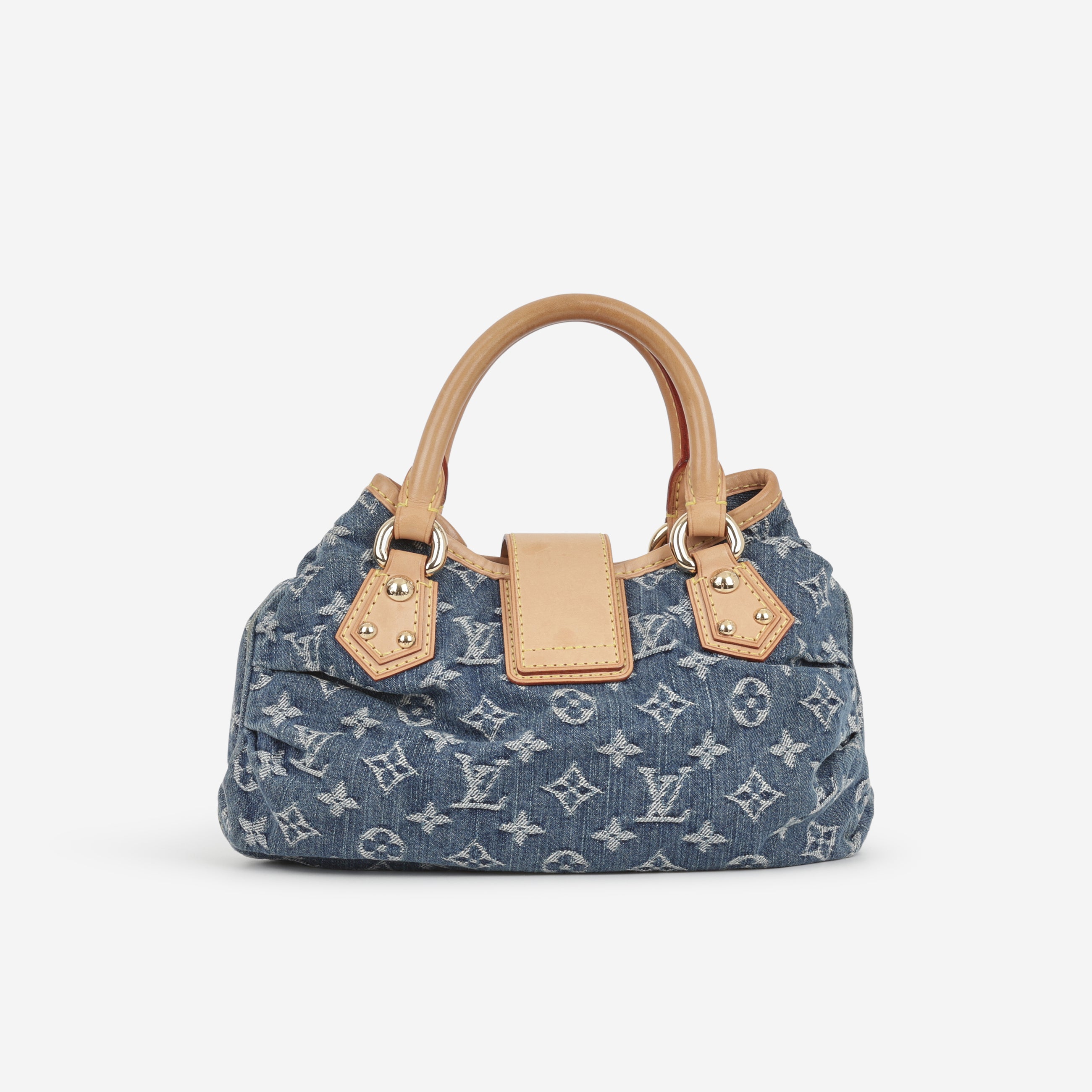 Louis Vuitton Mini Pleaty - Denim Monogram | Gold Hardware