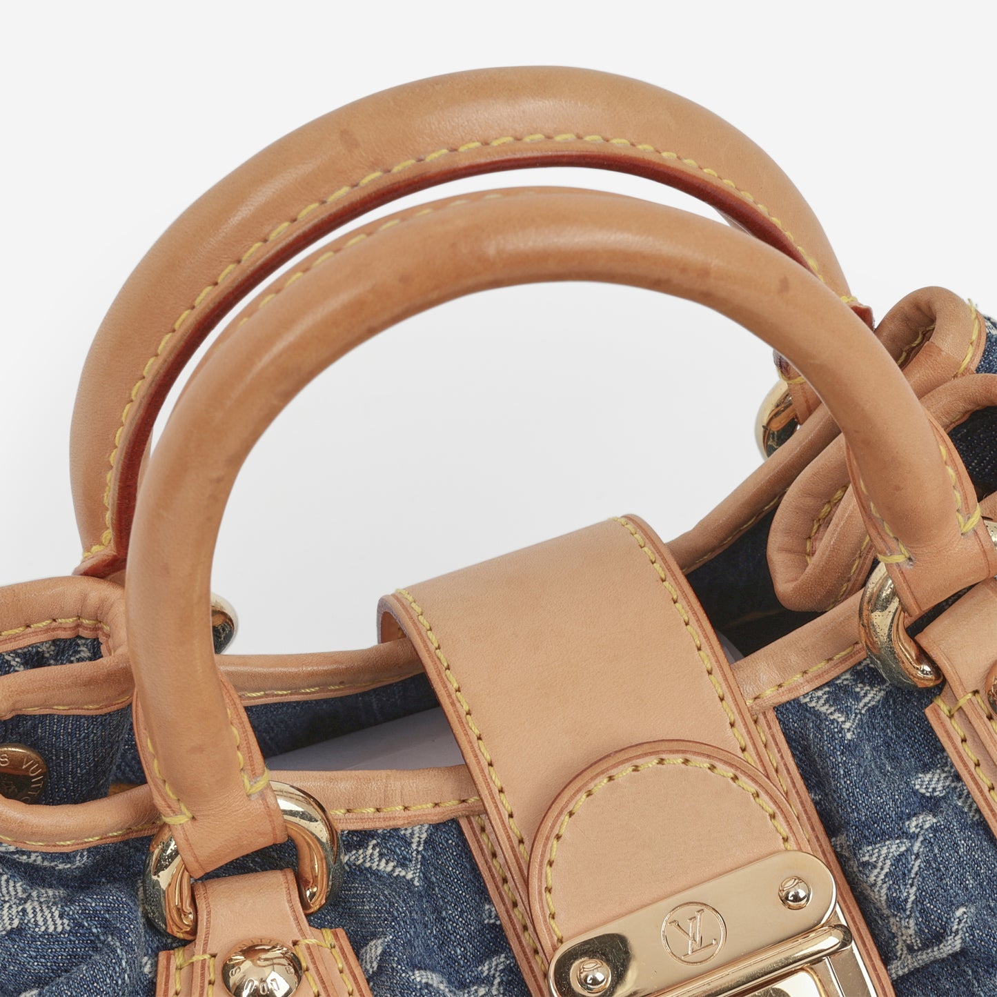 Louis Vuitton Vinatage Mini Pleaty - Denim Monogram | Gold Hardware