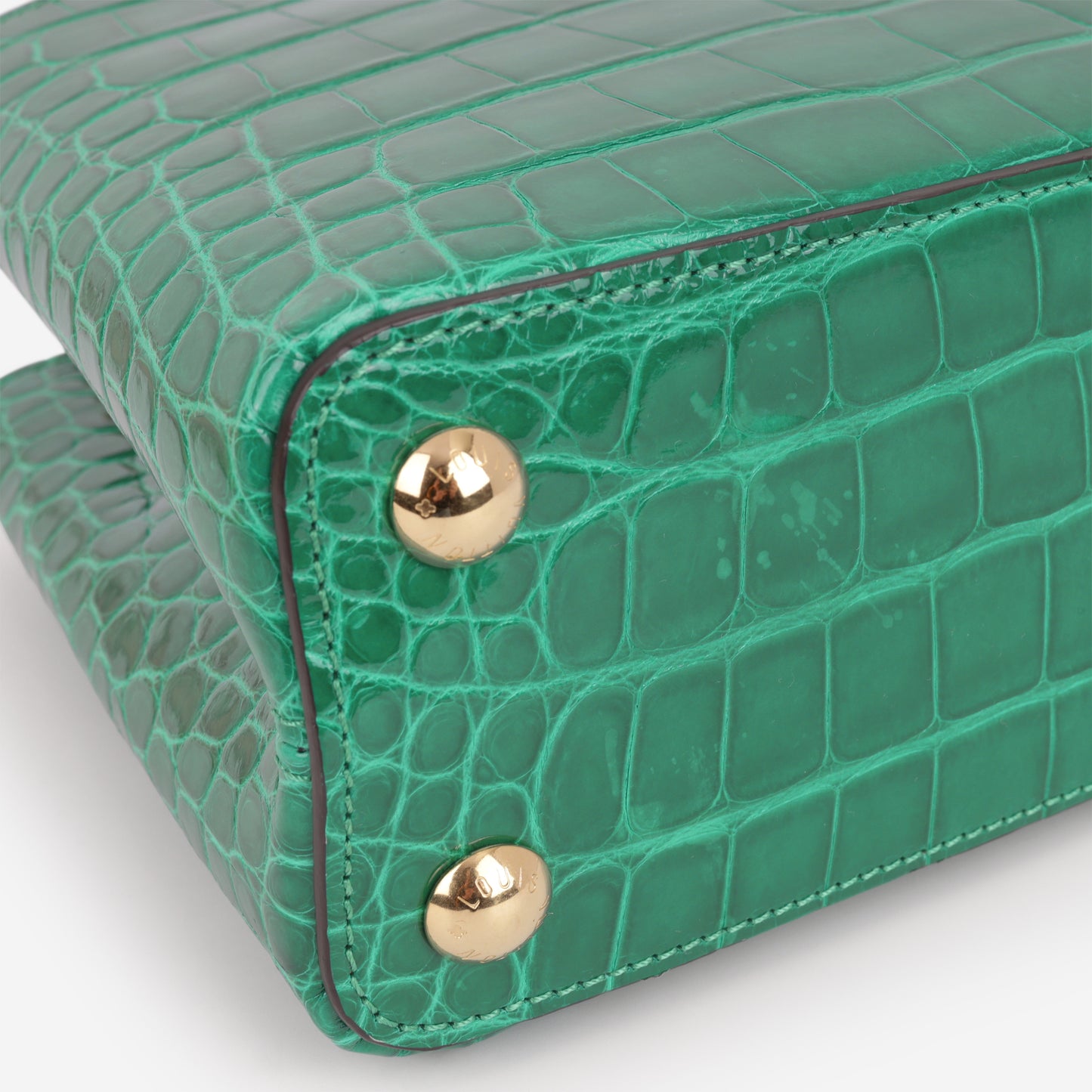 Louis Vuitton Capucines BB - Emerald Alligator | Gold Hardware - Bagista