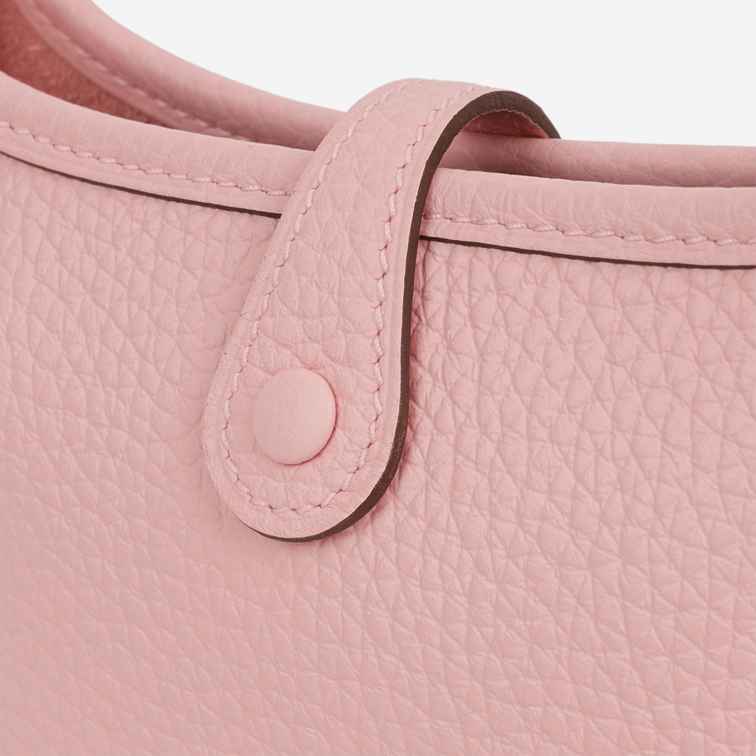 Rare Hermès Mini Evelyne 16 - Rose Sakura Clemence | Palladium