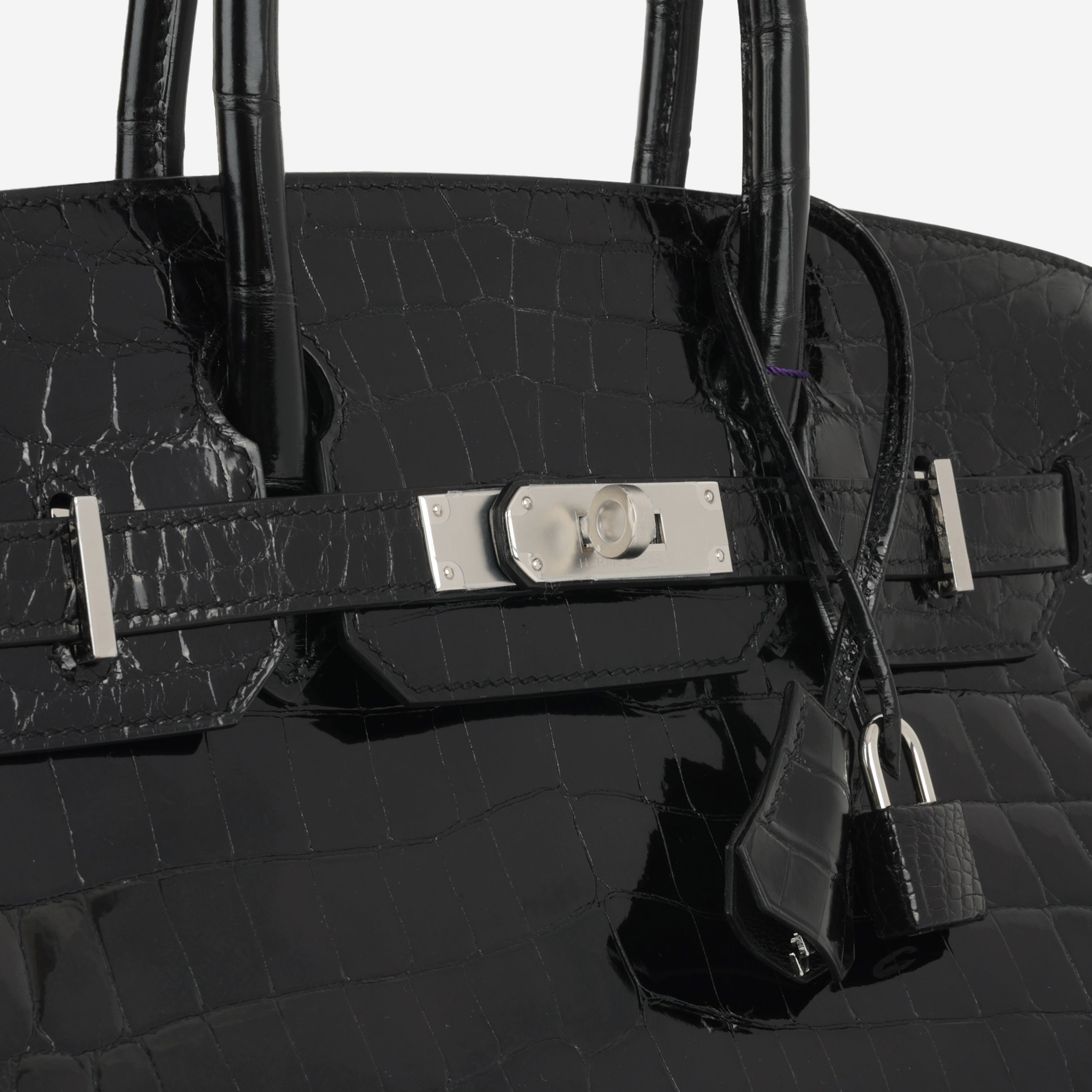Hermès Birkin 30 - Black Crocodile Niloticus | Palladium Hardware