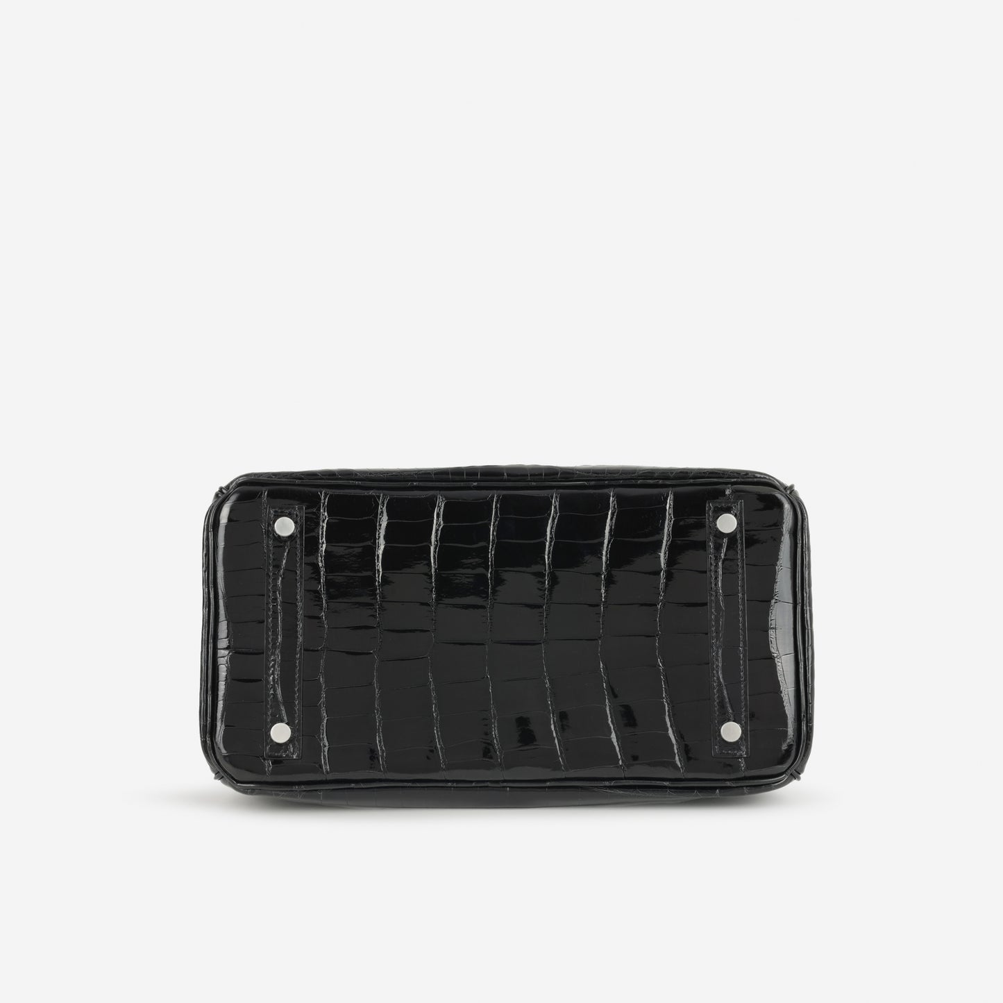 Hermès Birkin 30 - Black Crocodile Niloticus | Palladium Hardware - Bagista