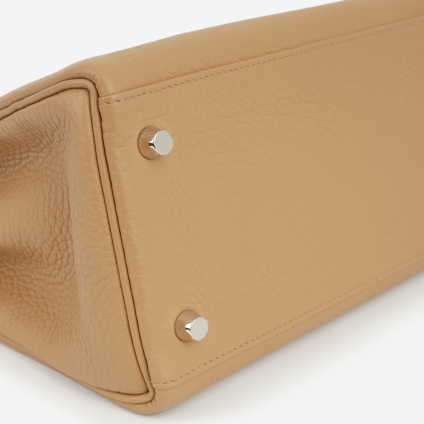 Hermès Kelly 28 - Biscuit Clemence | Palladium Hardware
