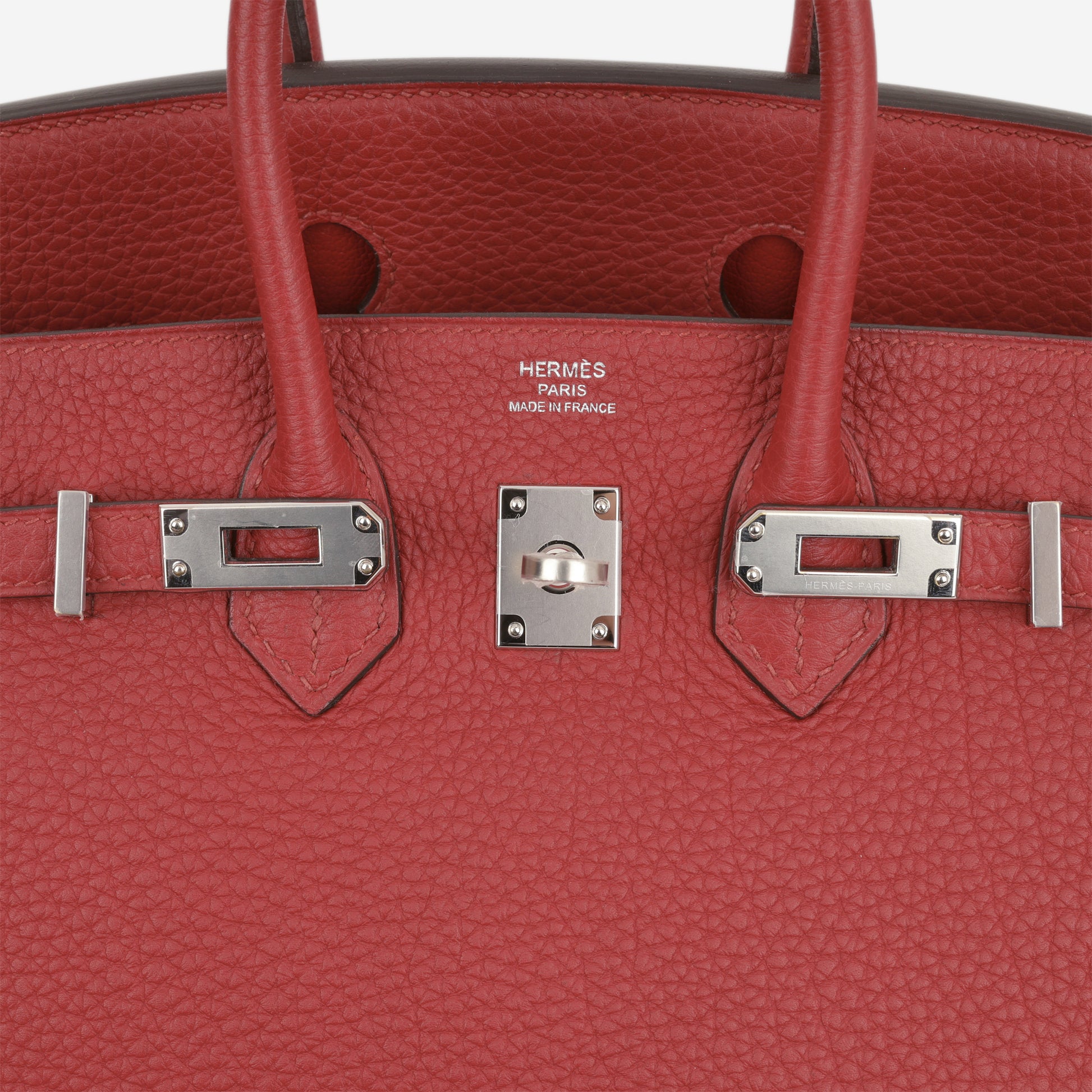 Hermès Birkin 25 - Rouge Grenat Togo | Palladium Hardware - Bagista