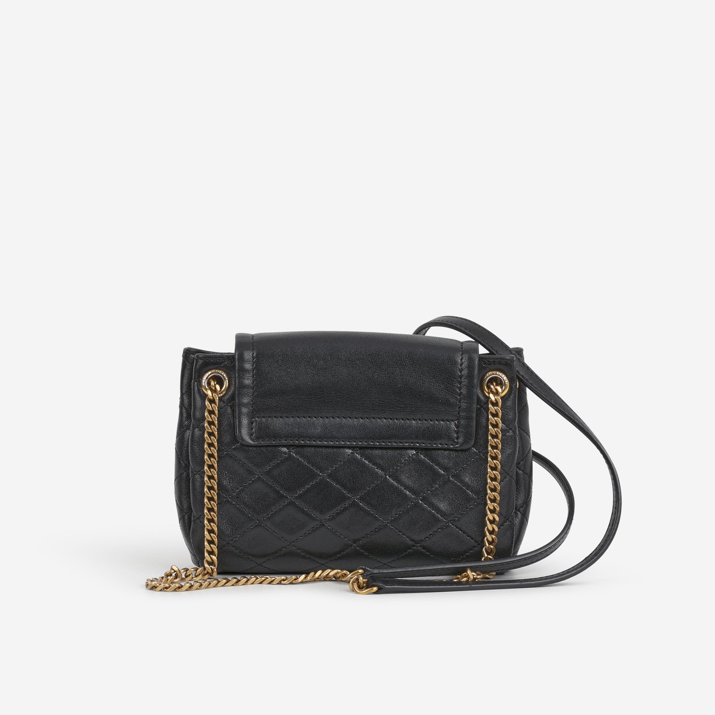 Saint Laurent Mini Nolita - Black Lambskin | Gold Hardware - Bagista