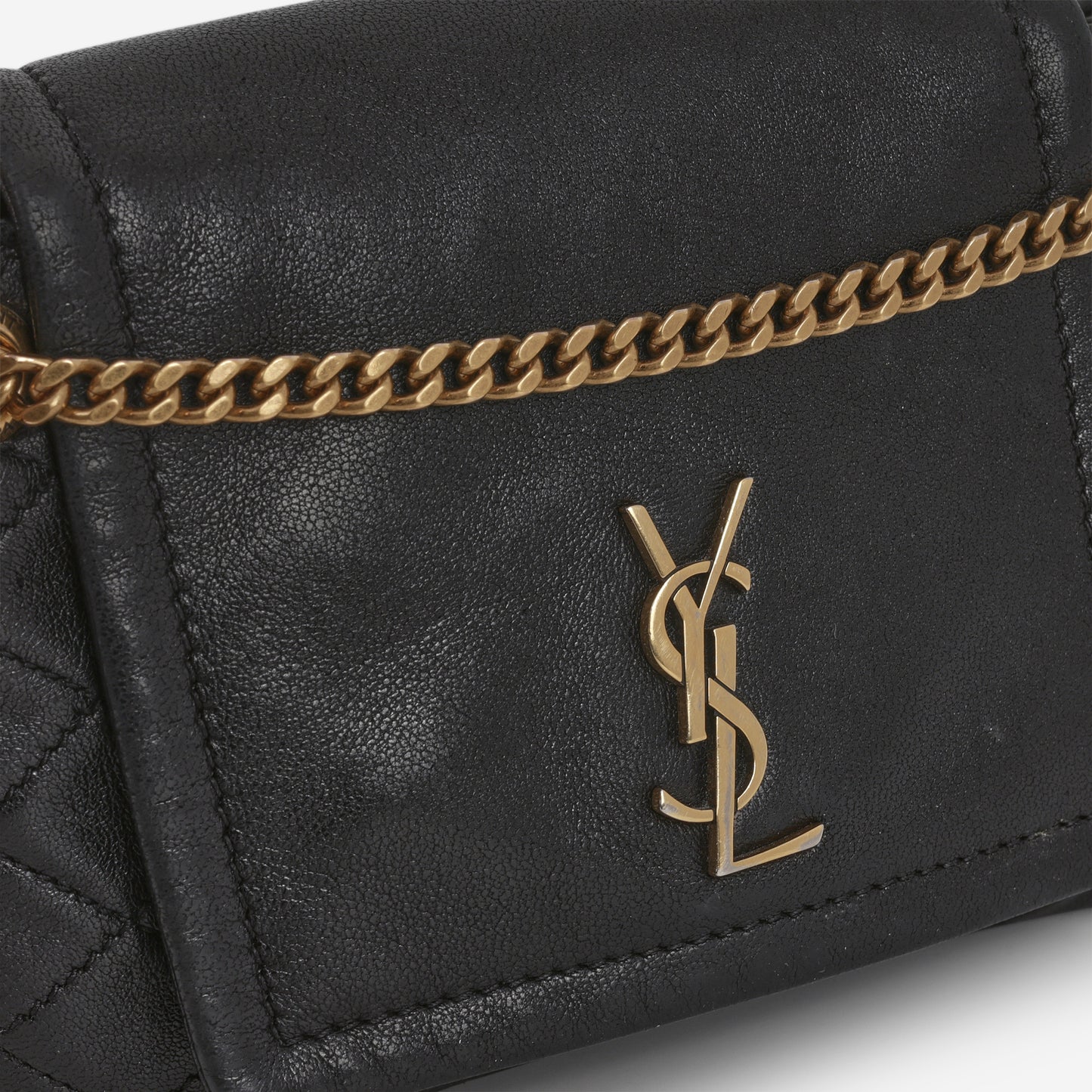 Saint Laurent Mini Nolita - Black Lambskin | Gold Hardware - Bagista
