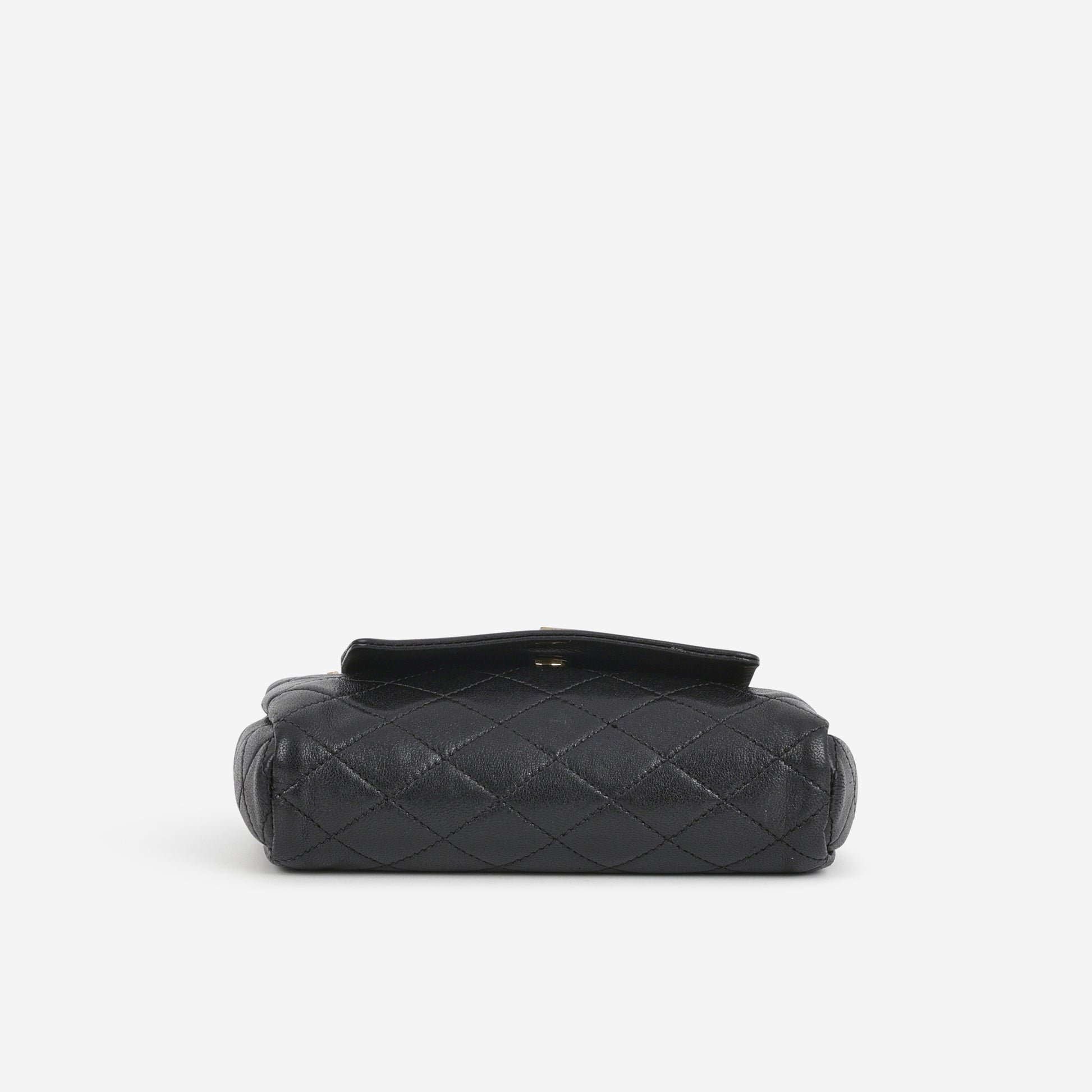 Saint Laurent Mini Nolita - Black Lambskin | Gold Hardware - Bagista