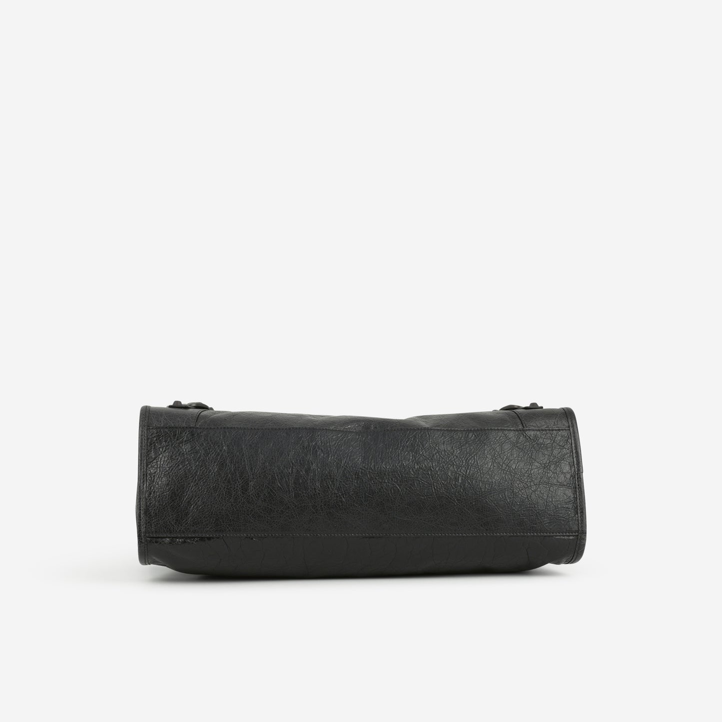 Balenciaga Medium Le City Bag - Black Crumpled Lambskin | Black Hardware