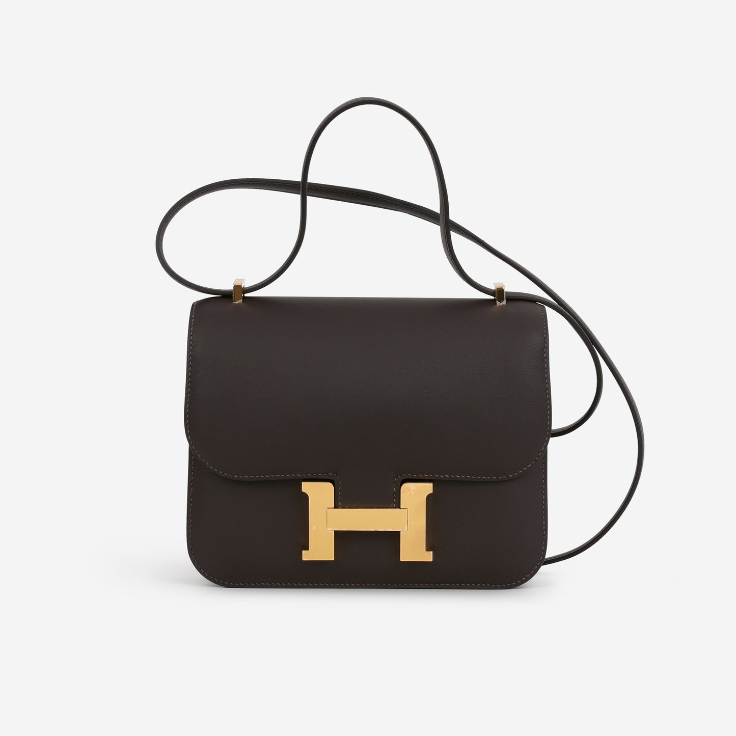 Hermès Constance 18 - Bai Brun Swift | Gold Hardware