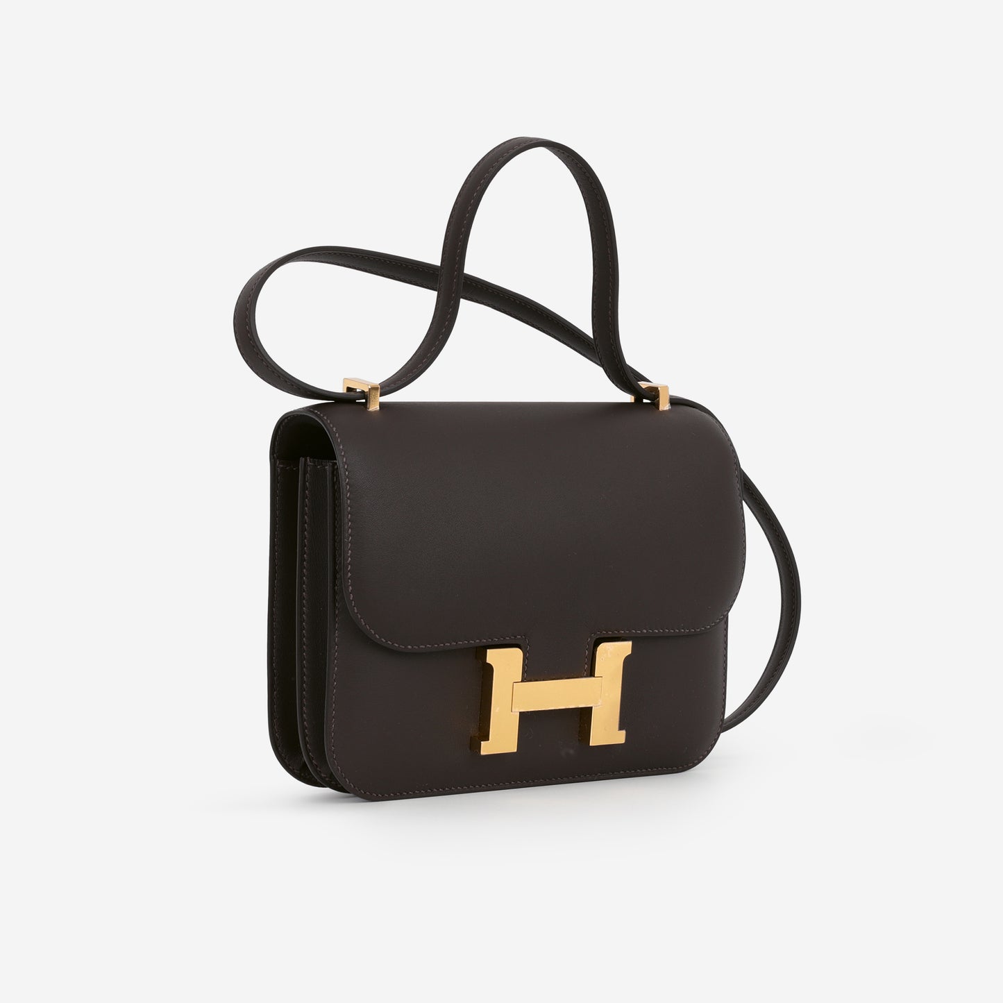Hermès Constance 18 - Bai Brun Swift | Gold Hardware