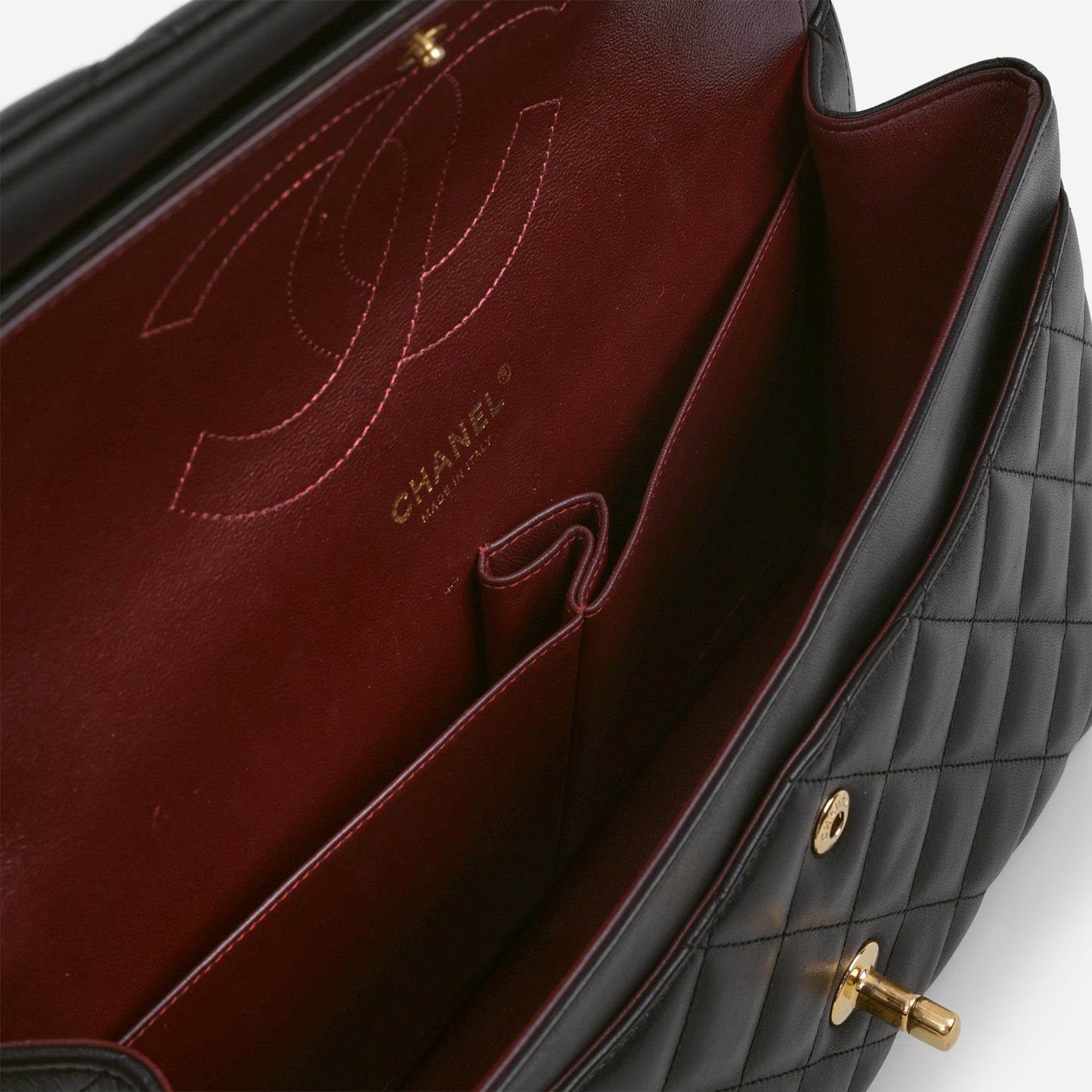 Chanel Jumbo Classic Flap - Black Lambskin | Gold Hardware