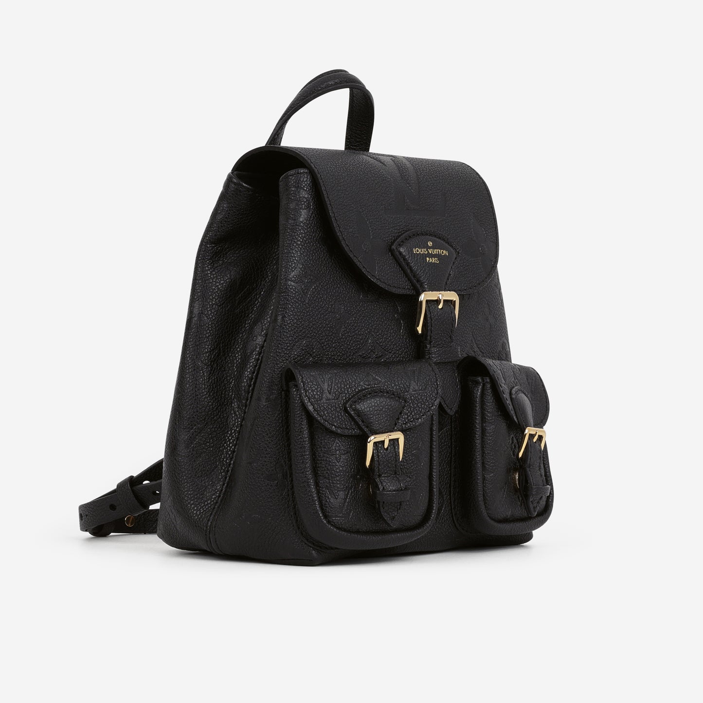 Louis Vuitton Backup Backpack - Black Empreinte | Gold Hardware - Bagista