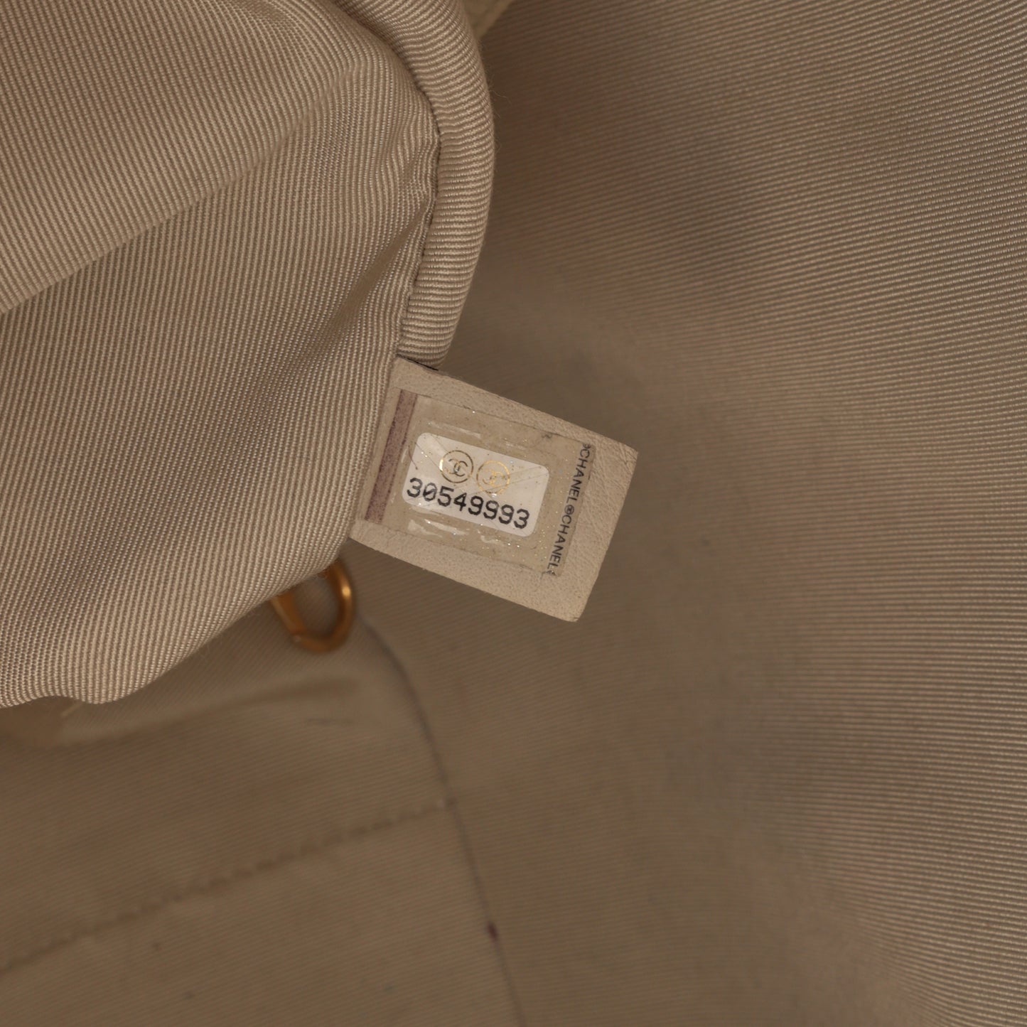 Chanel Timeless CC Shopping Tote - Ivory Crumpled Calfskin | Aged Gold Hardware