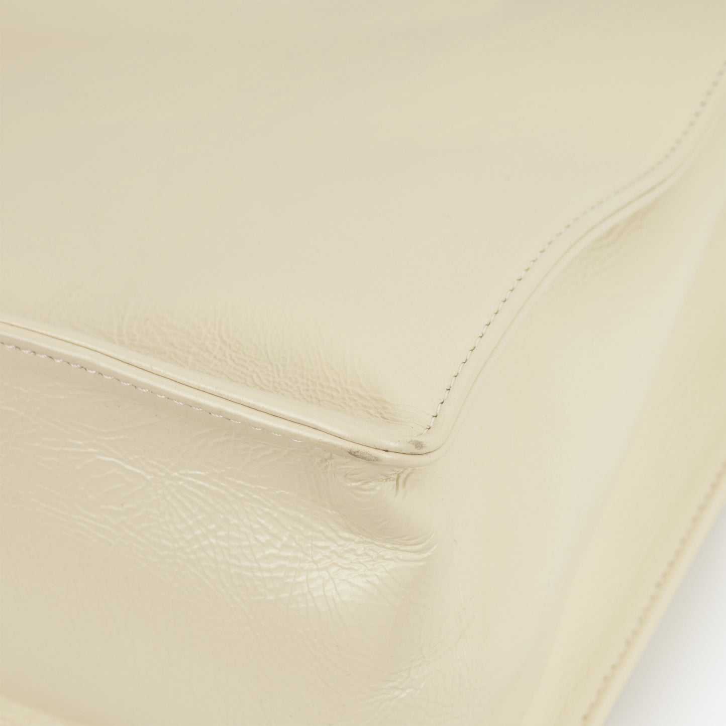 Chanel Timeless CC Shopping Tote - Ivory Crumpled Calfskin | Aged Gold Hardware