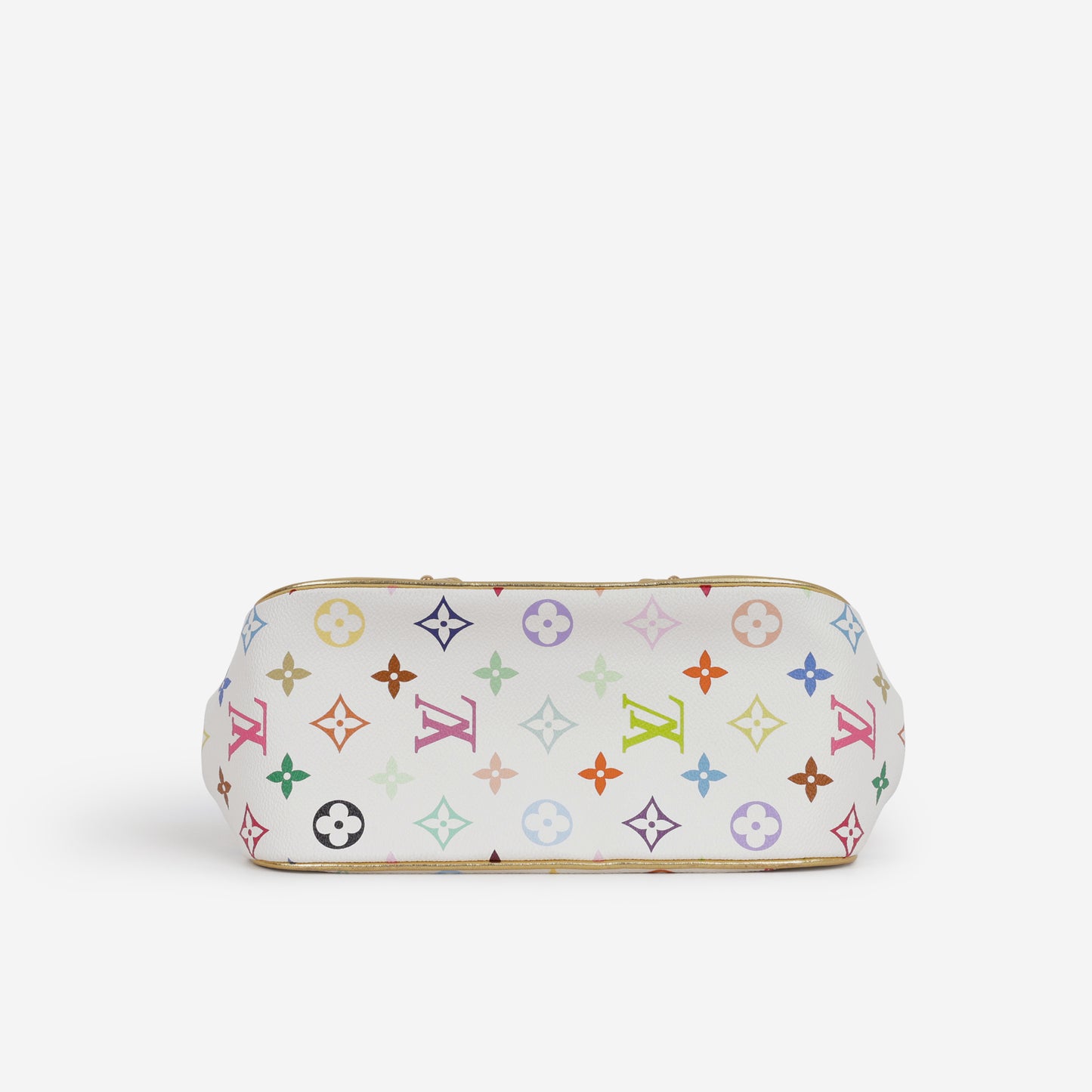 Louis Vuitton TK Marilyn Shoulder Bag - White Multicolore Canvas | Gold Hardware - Bagista