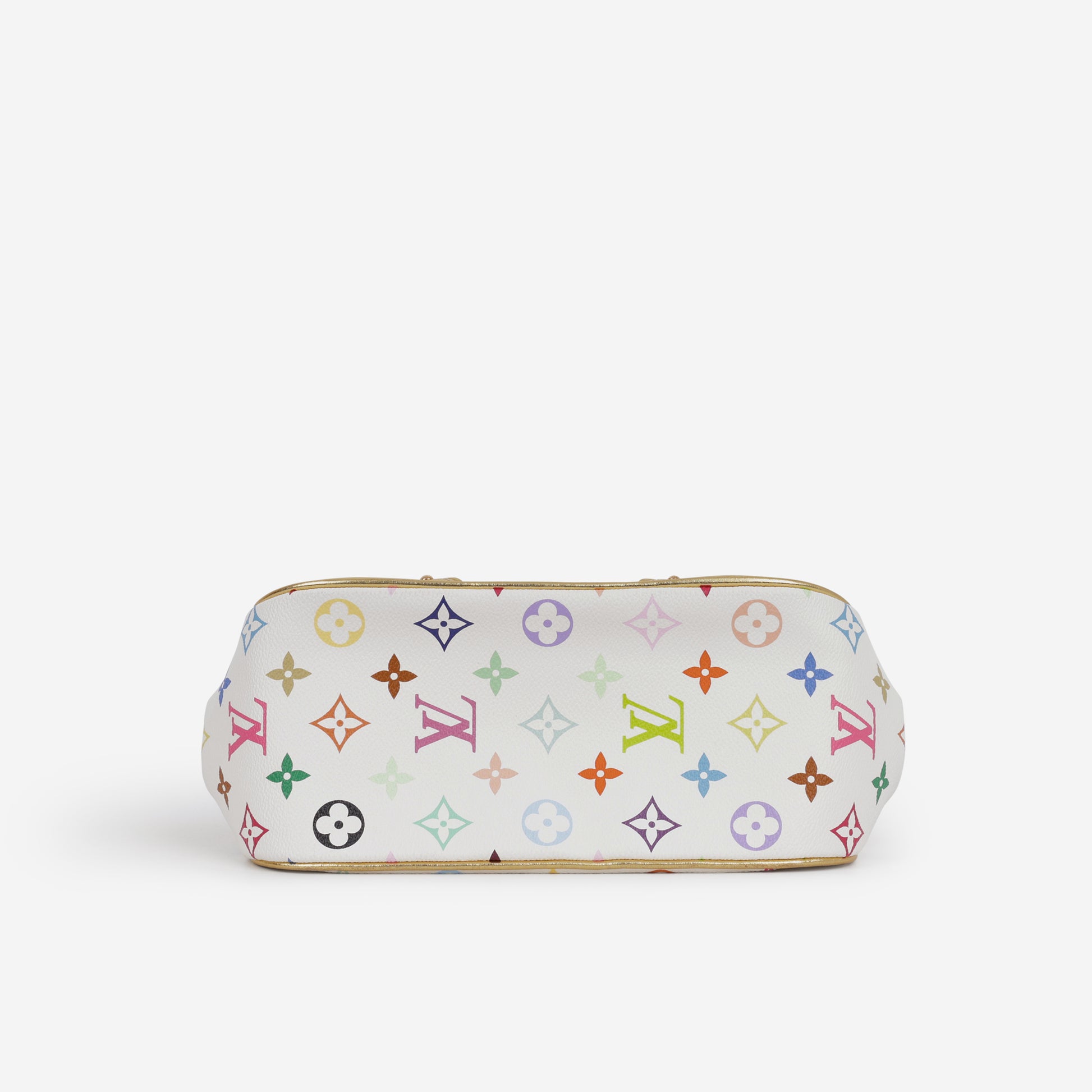 Louis Vuitton TK Marilyn Shoulder Bag - White Multicolore Canvas | Gold Hardware - Bagista