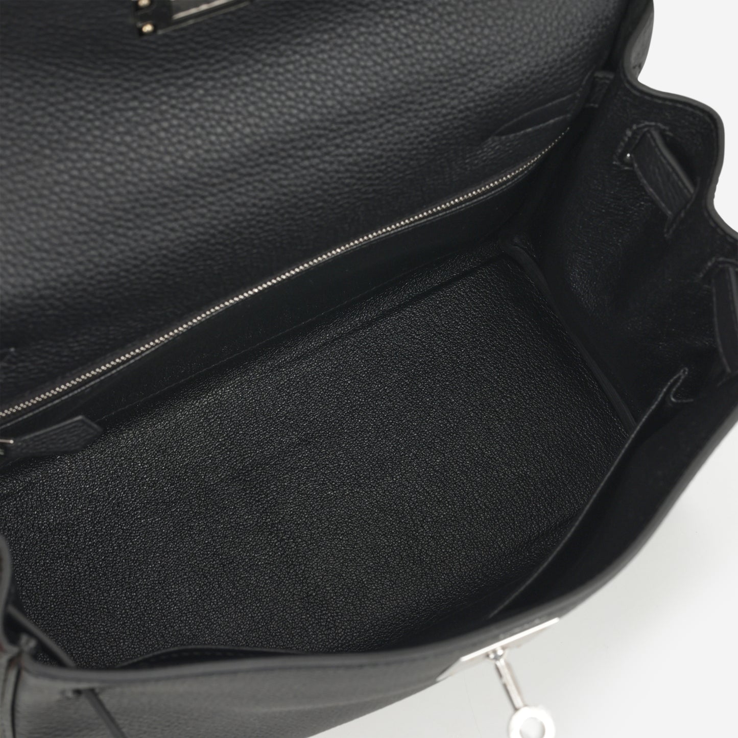 Hermès Kelly 28 - Black Togo | Palladium Hardware - Bagista