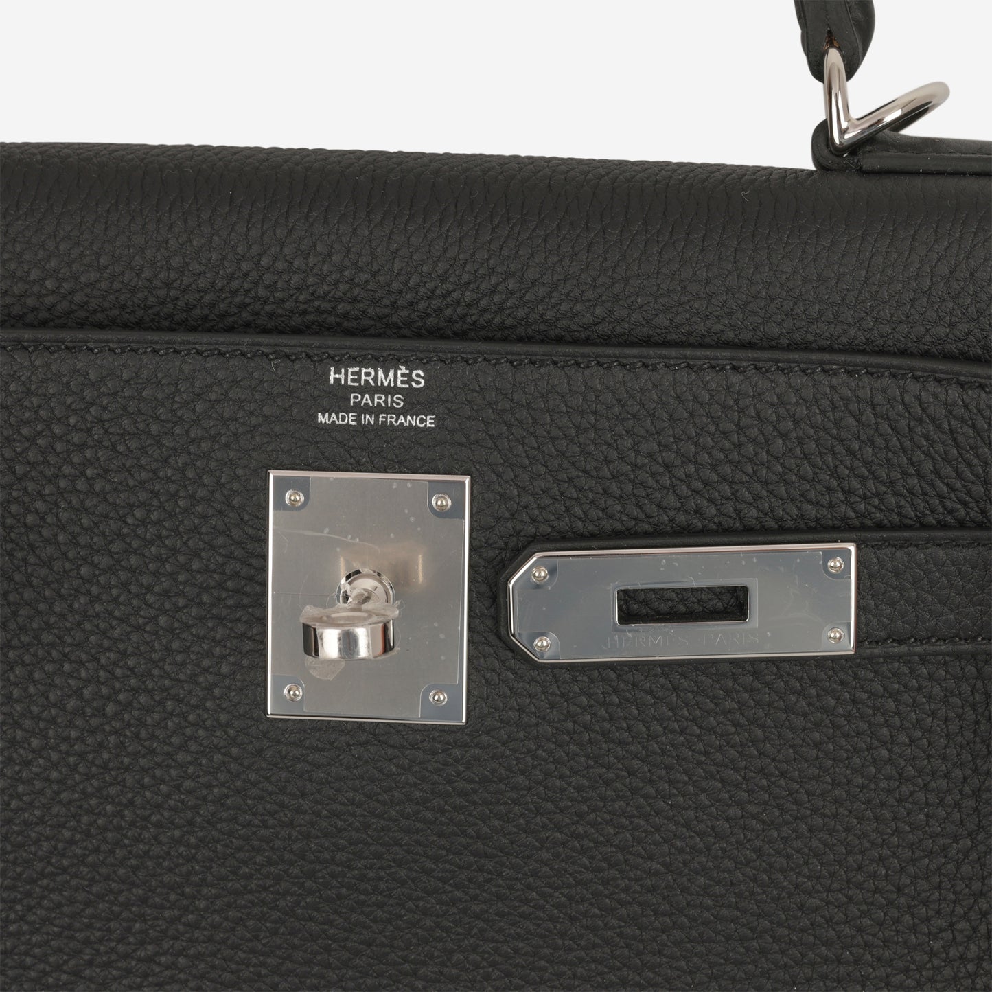 Hermès Kelly 28 - Black Togo | Palladium Hardware - Bagista