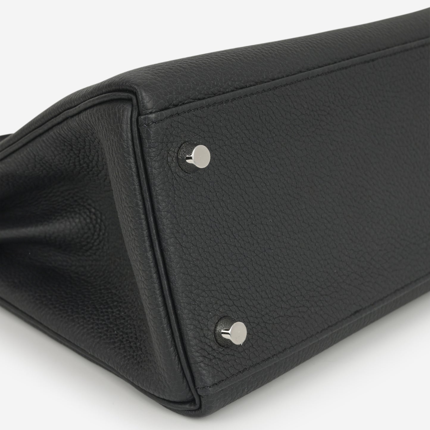 Hermès Kelly 28 - Black Togo | Palladium Hardware - Bagista