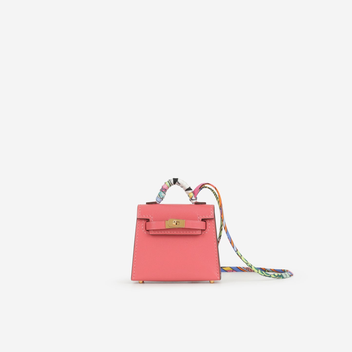 Hermès Kelly Charm - Rose Lipstick Tadelakt | Gold Hardware - Bagista