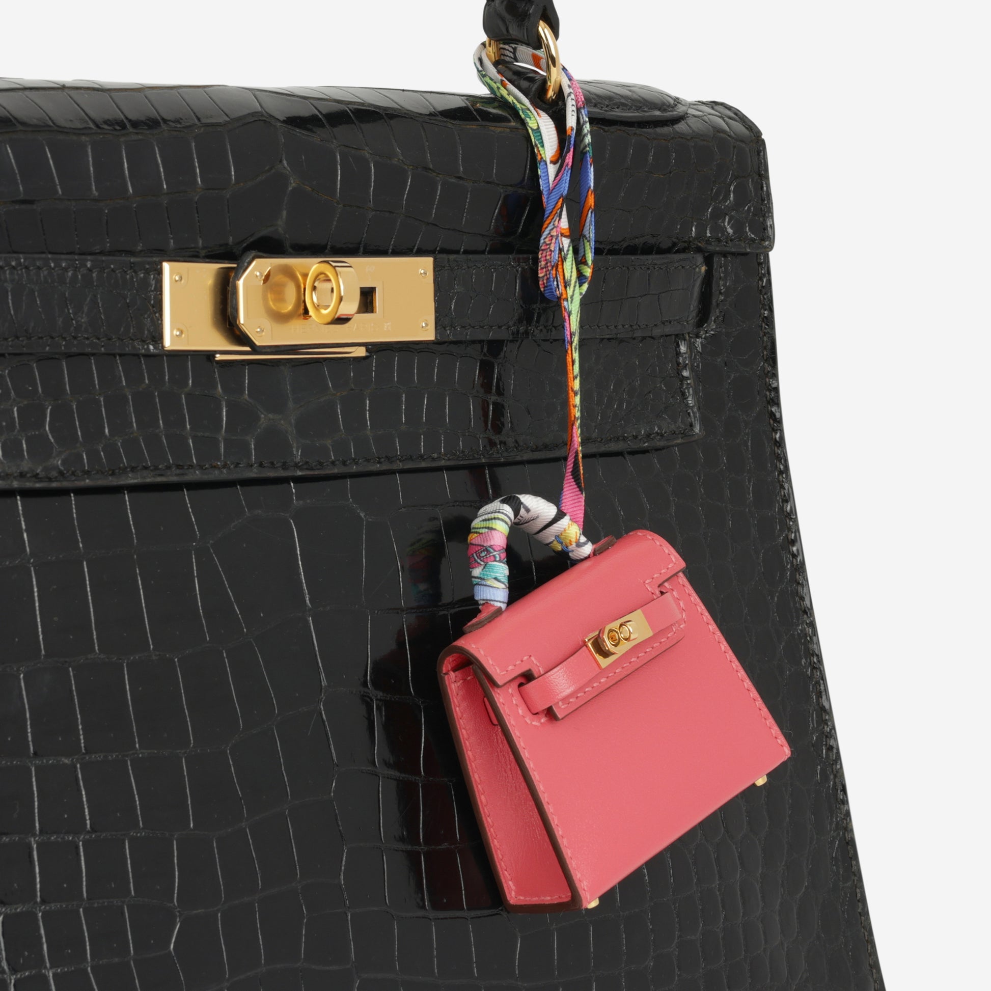 Hermès Kelly Charm - Rose Lipstick Tadelakt | Gold Hardware - Bagista