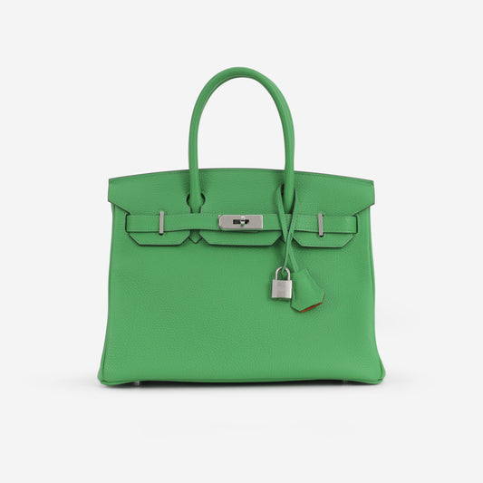 Hermès Birkin 30 Verso - Bambou Togo / Caramel Interior | Palladium Hardware