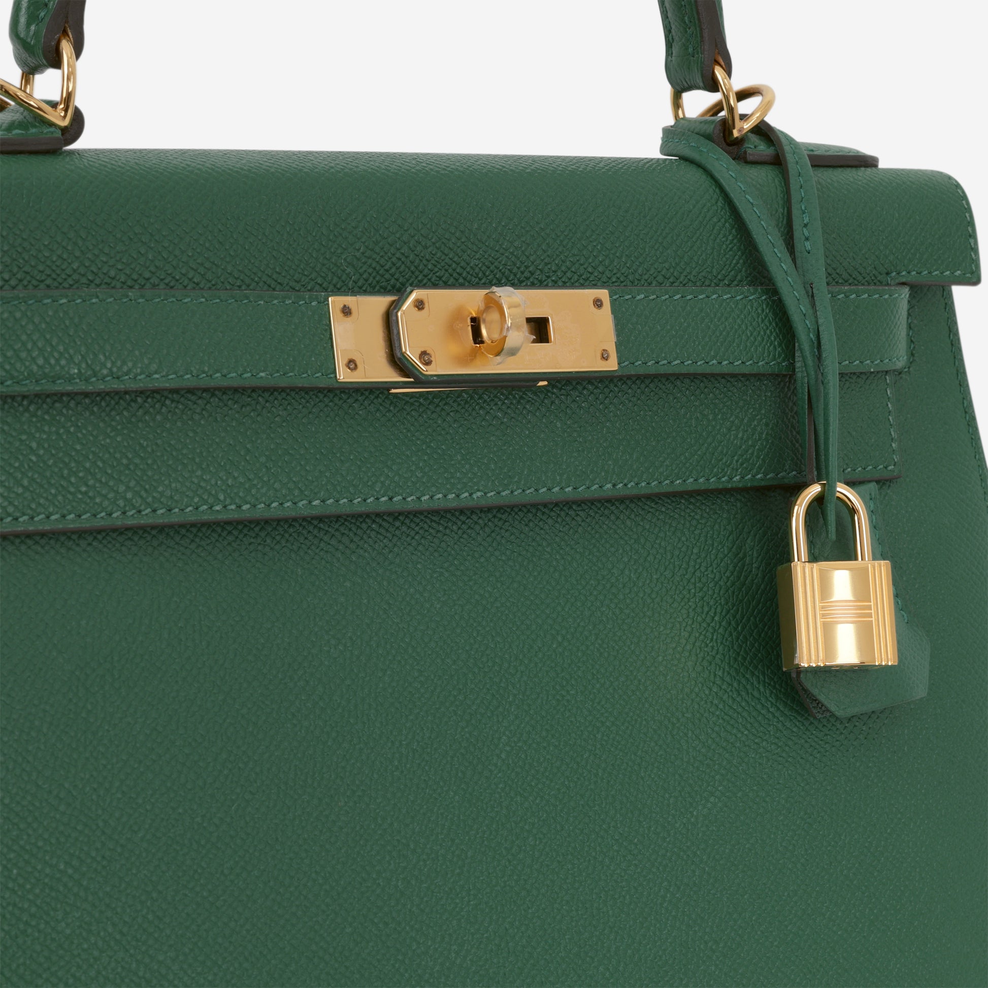 Hermès Kelly 28 - Vert Vertigo Epsom | Gold Hardware - Bagista