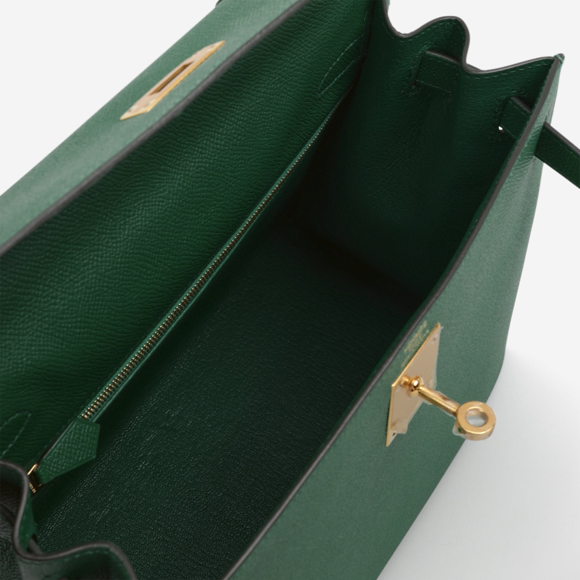 Hermès Kelly 28 - Vert Vertigo Epsom | Gold Hardware - Bagista