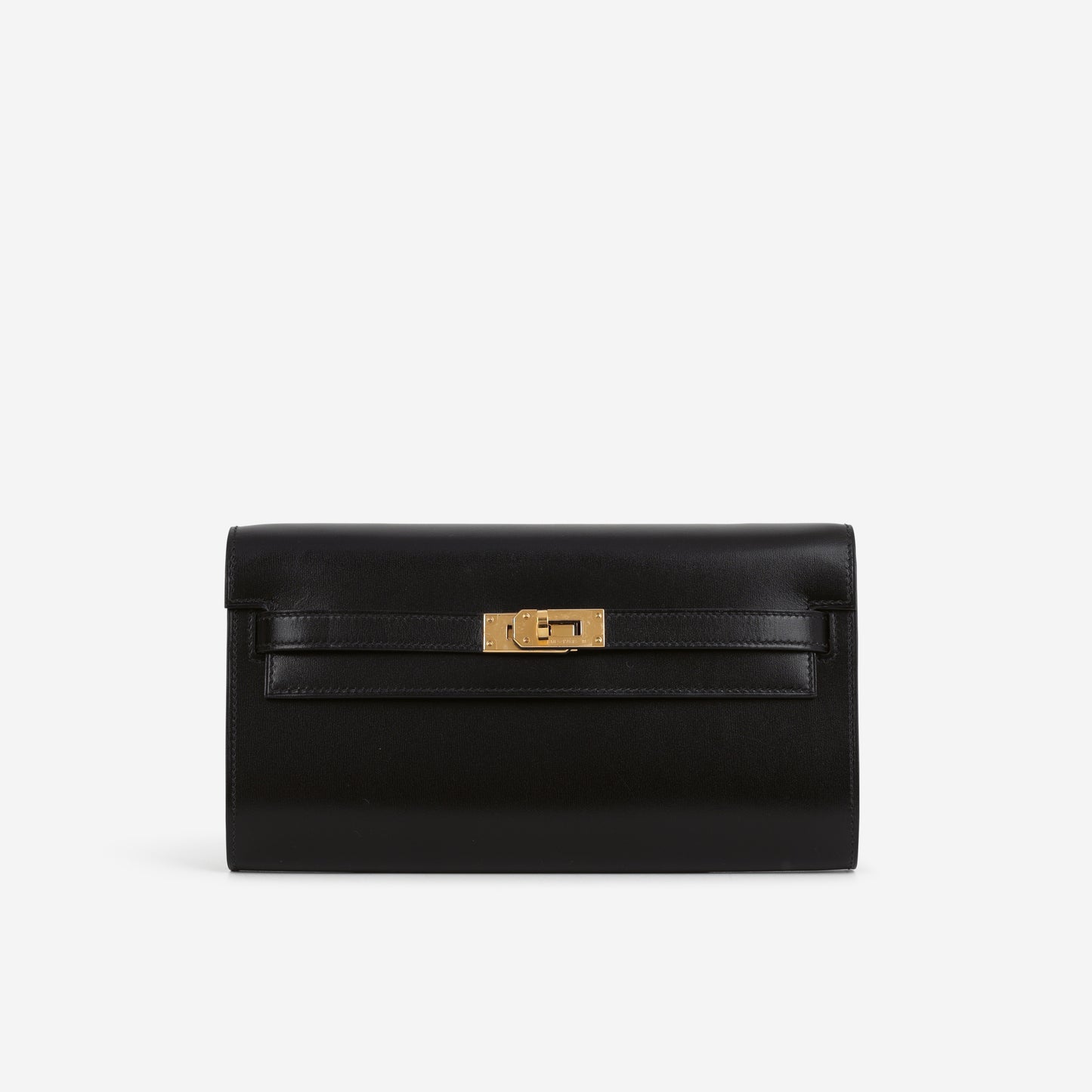 Hermès Kelly To Go Wallet - Black Box Calf | Gold Hardware