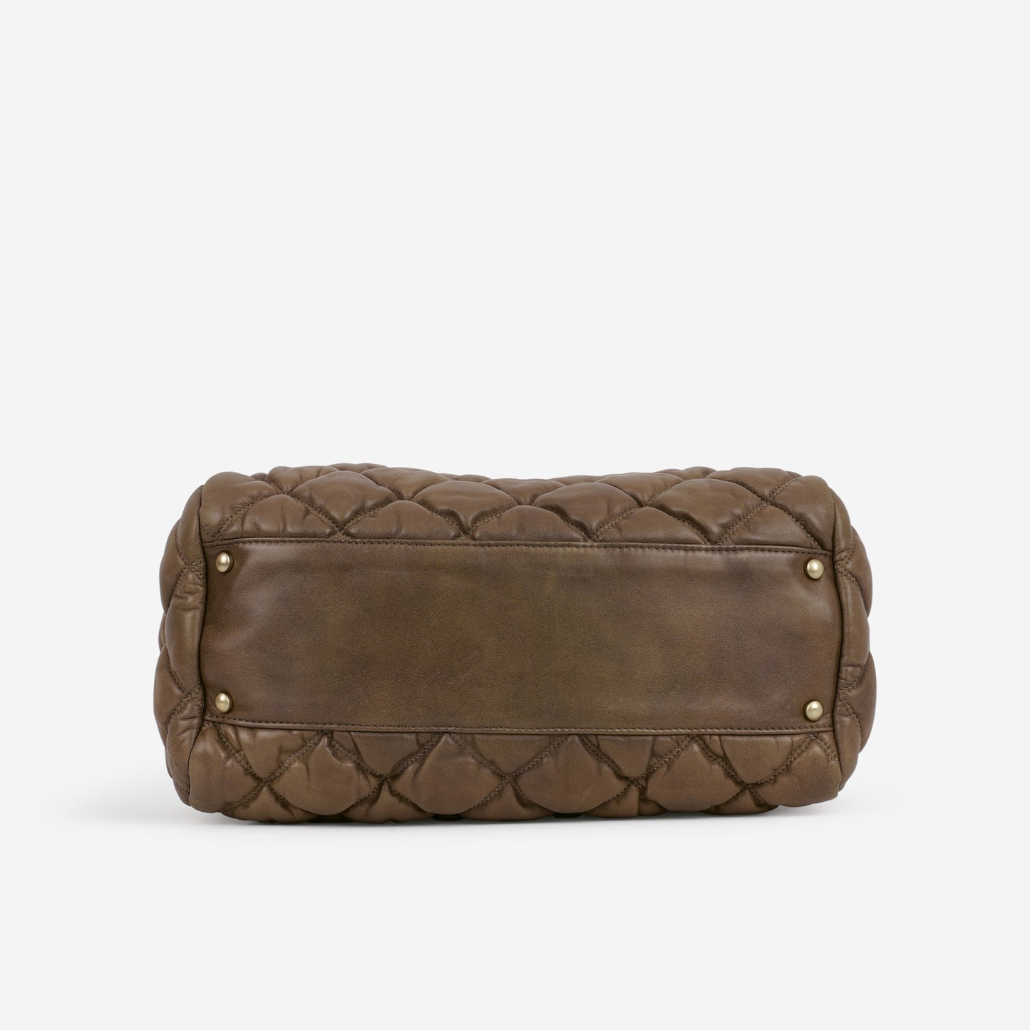 Bubble Shoulder Bag - Taupe Lambskin | Gold Hardware