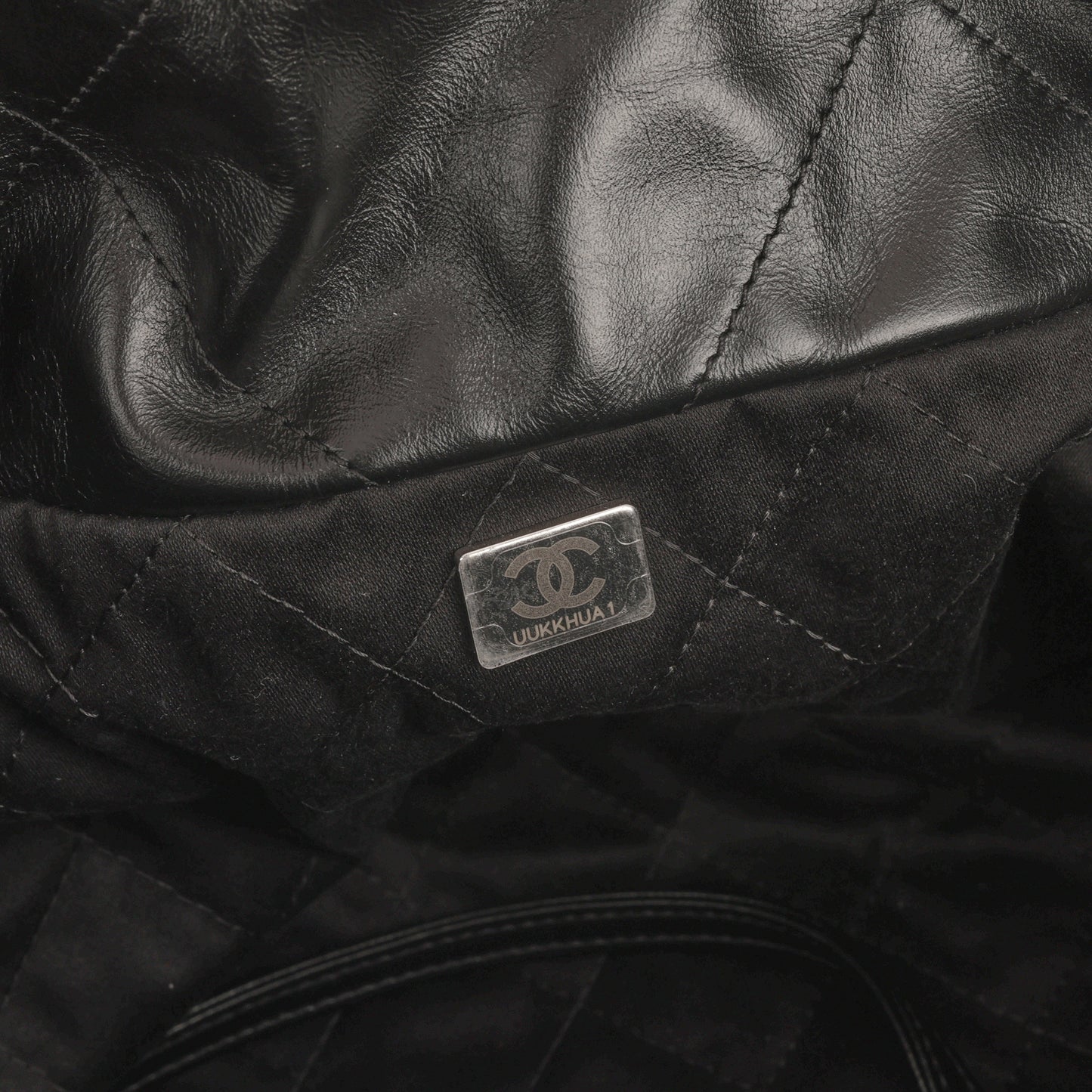 Chanel Small 22 Tote - Black Calfskin | Silver Hardware