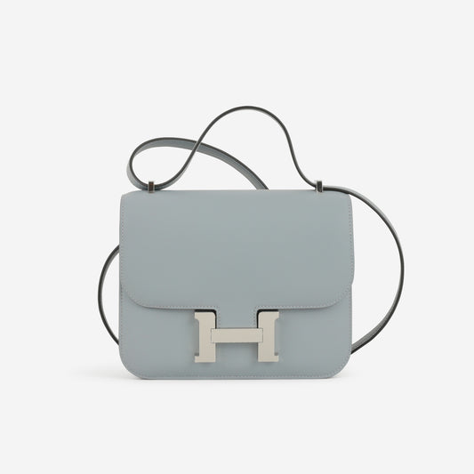 Hermès Constance 18 - Gris Pantin Swift | Palladium Hardware - Bagista