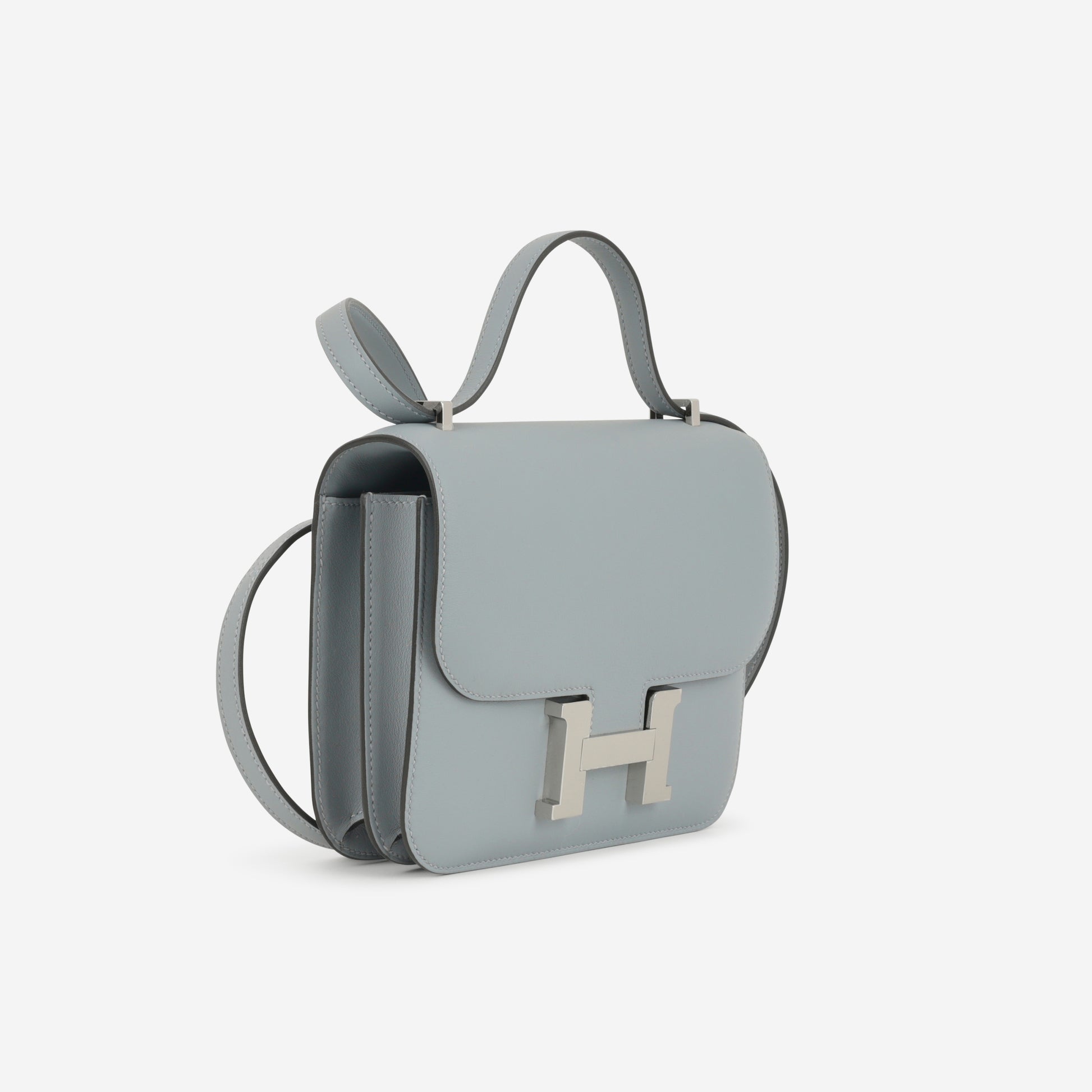 Hermès Constance 18 - Gris Pantin Swift | Palladium Hardware - Bagista